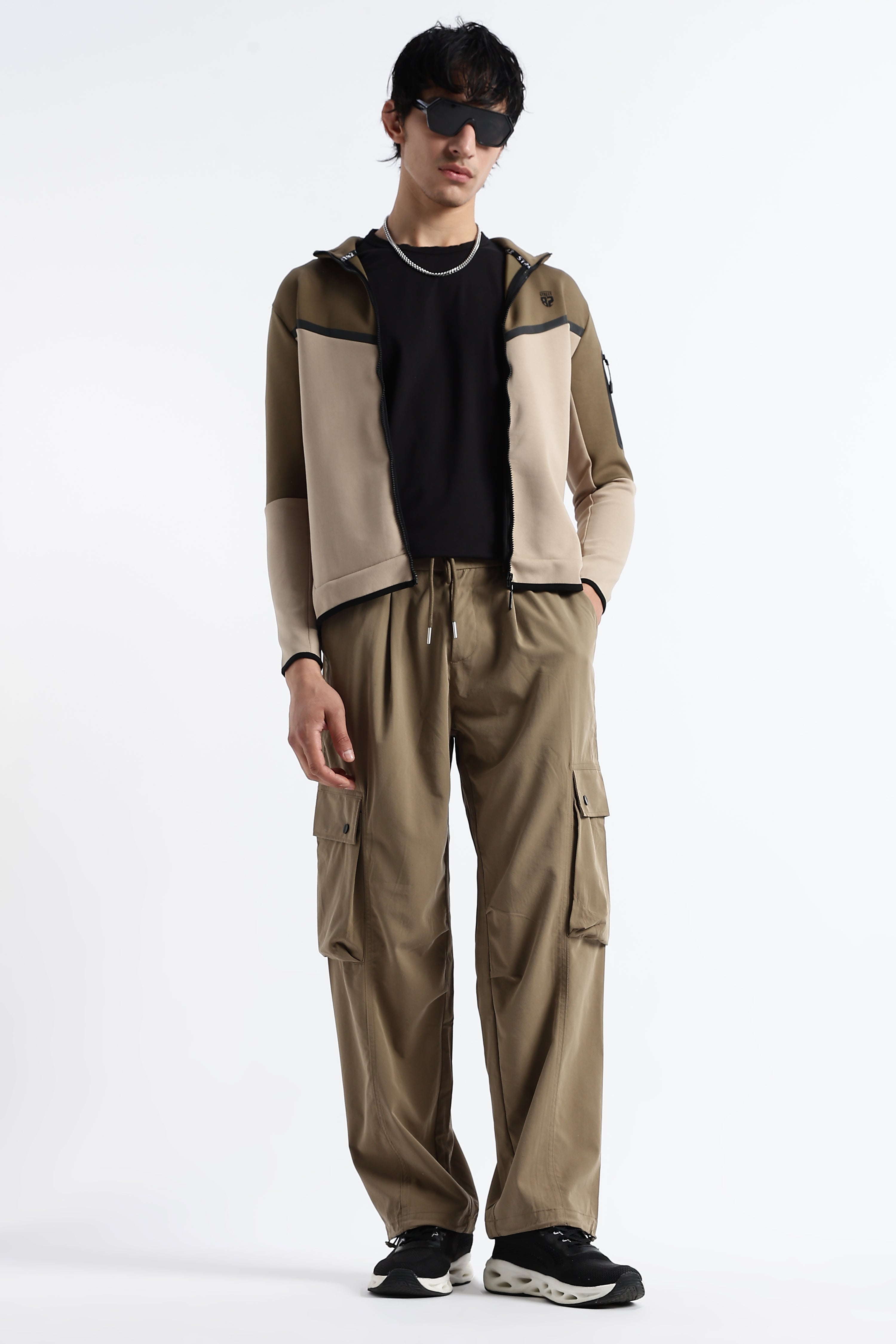 Men Classic Drawcord Cargo Pants