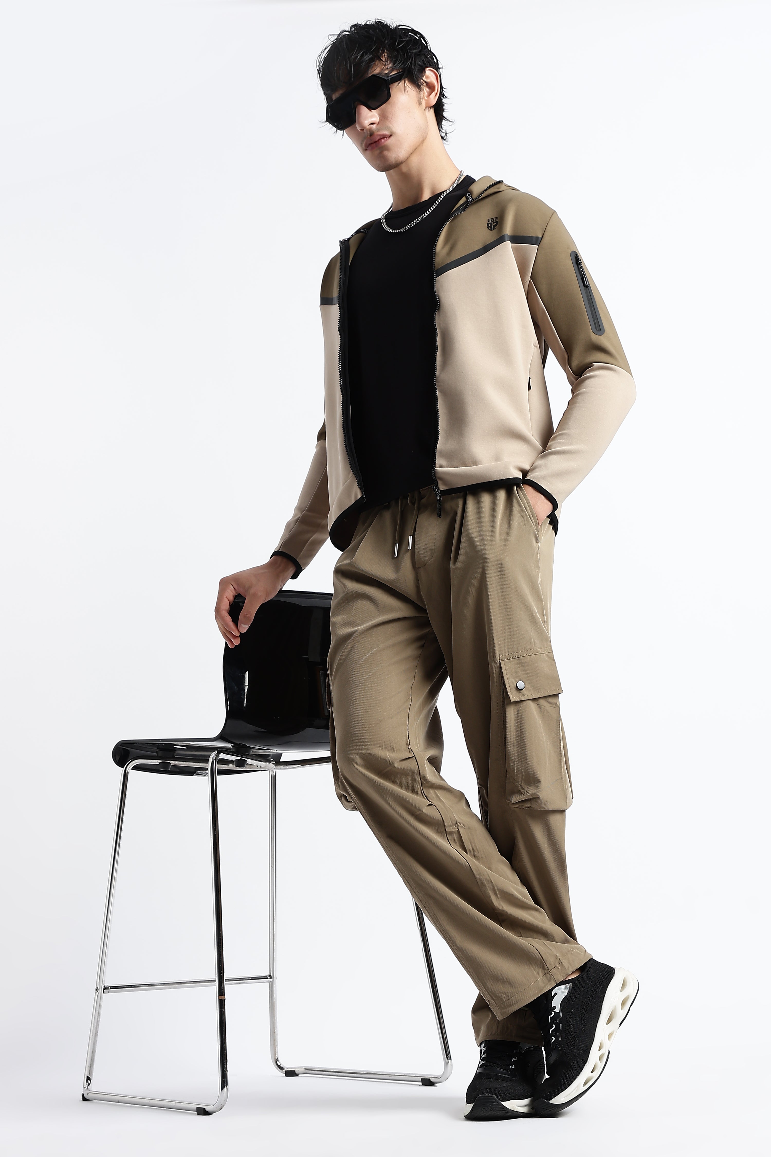 Men Classic Drawcord Cargo Pants