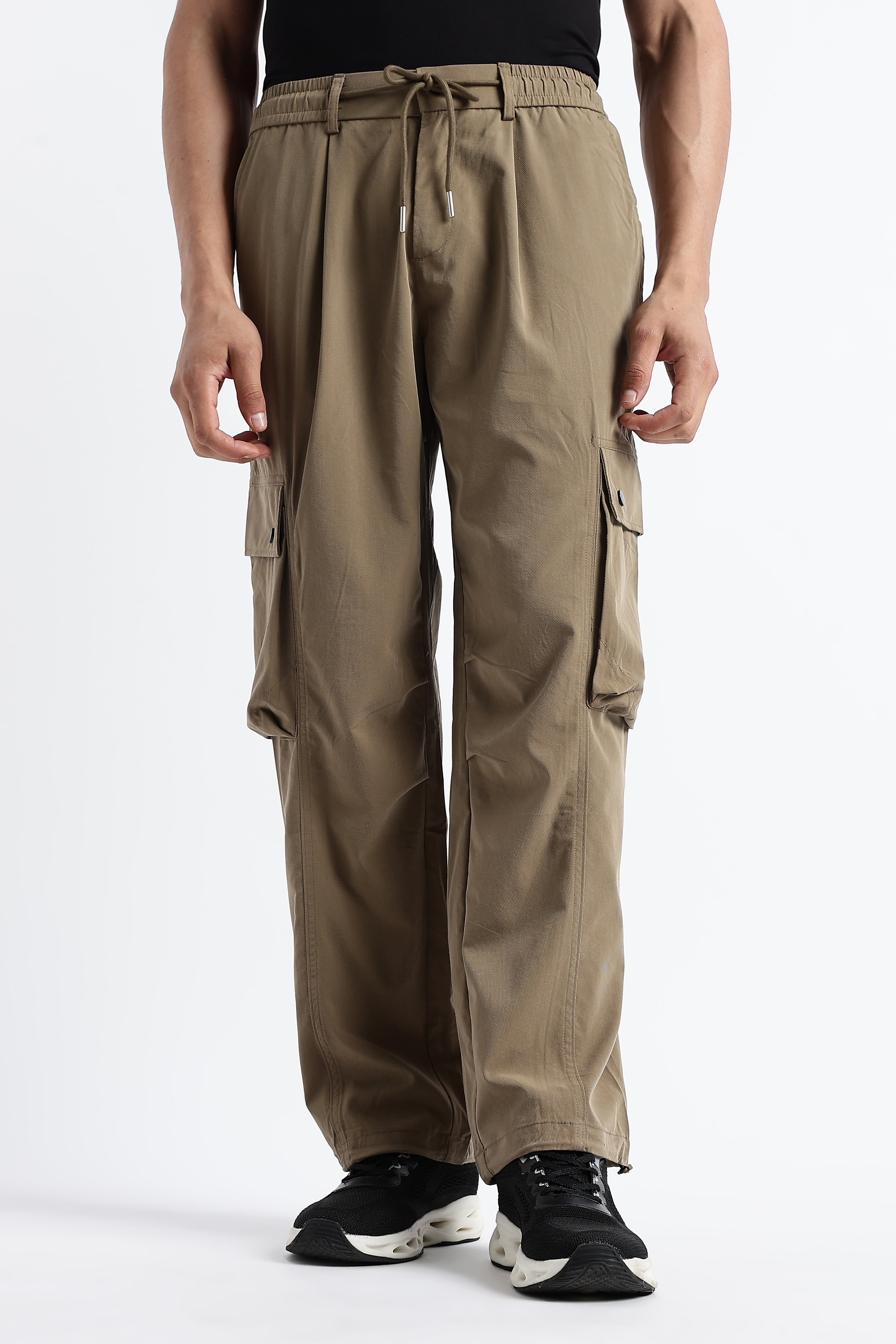 Men Classic Drawcord Cargo Pants