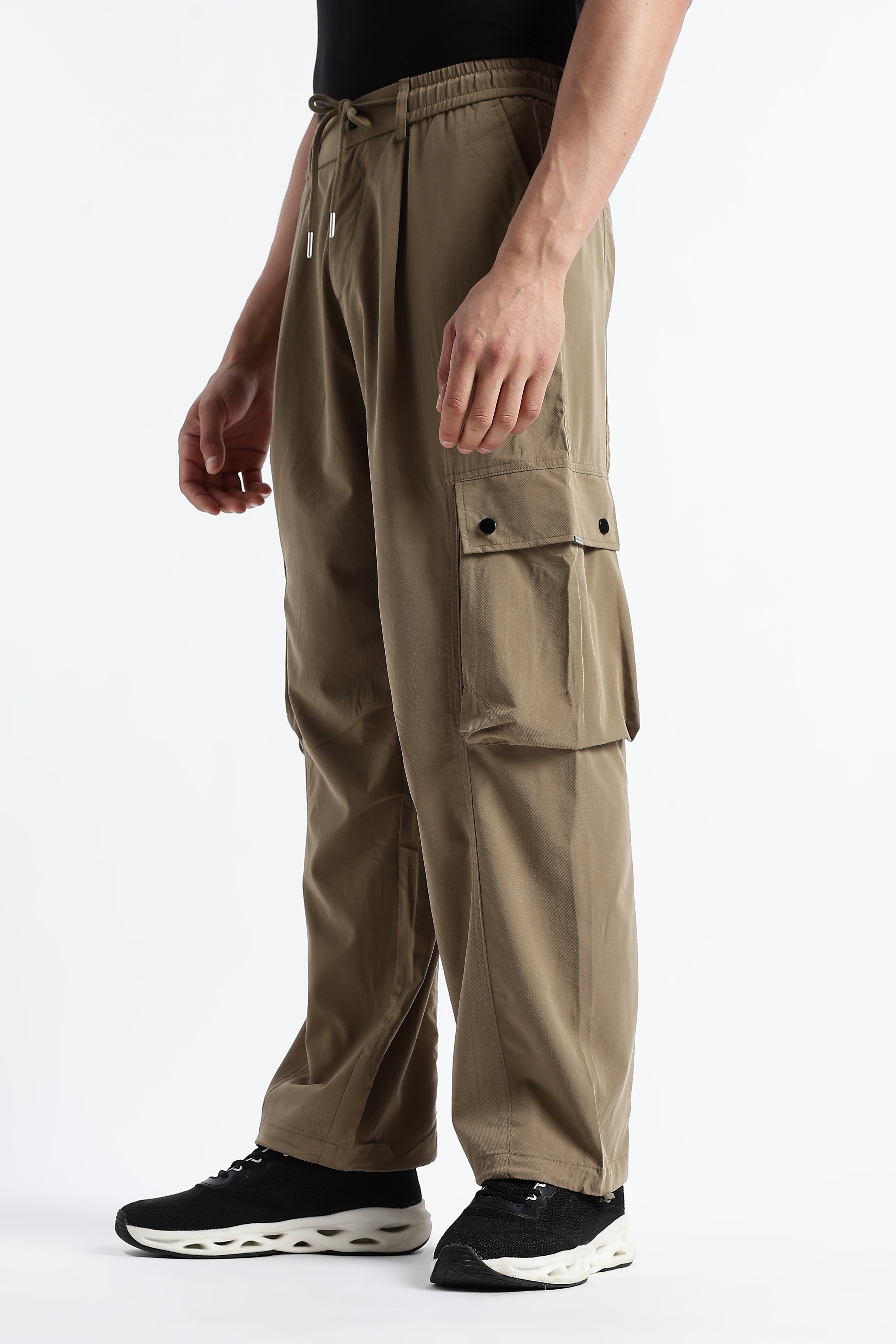 Men Classic Drawcord Cargo Pants