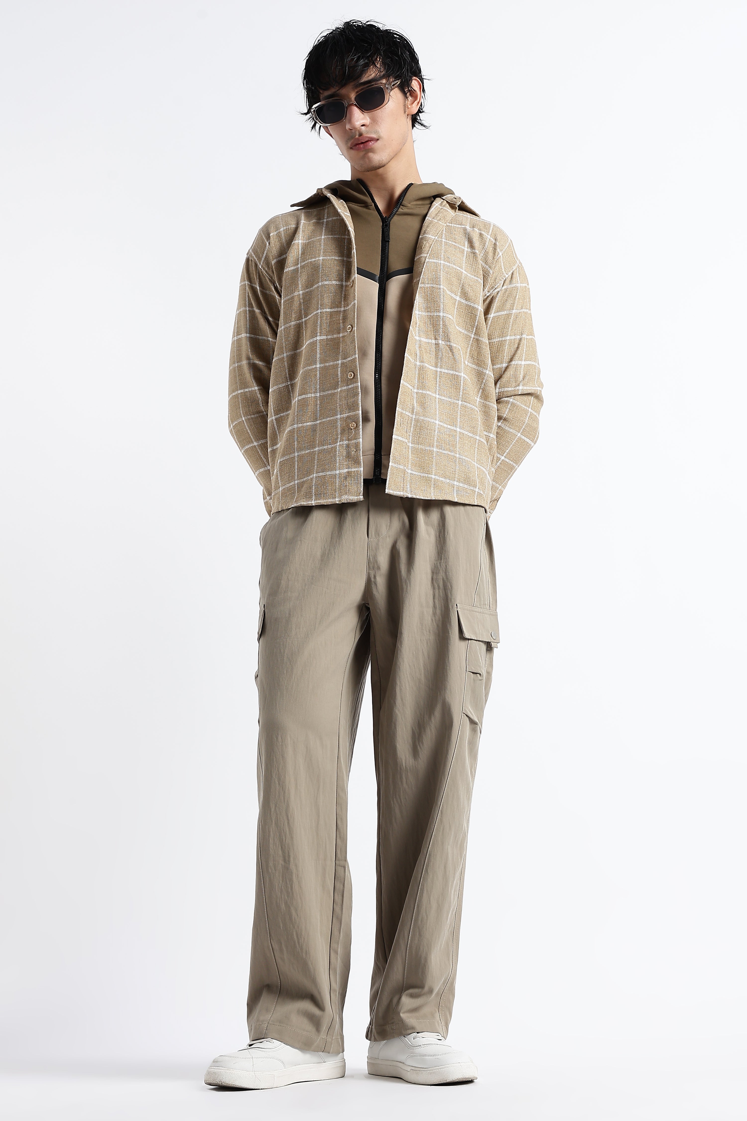 Men Relaxed Utility Cargo Pants
