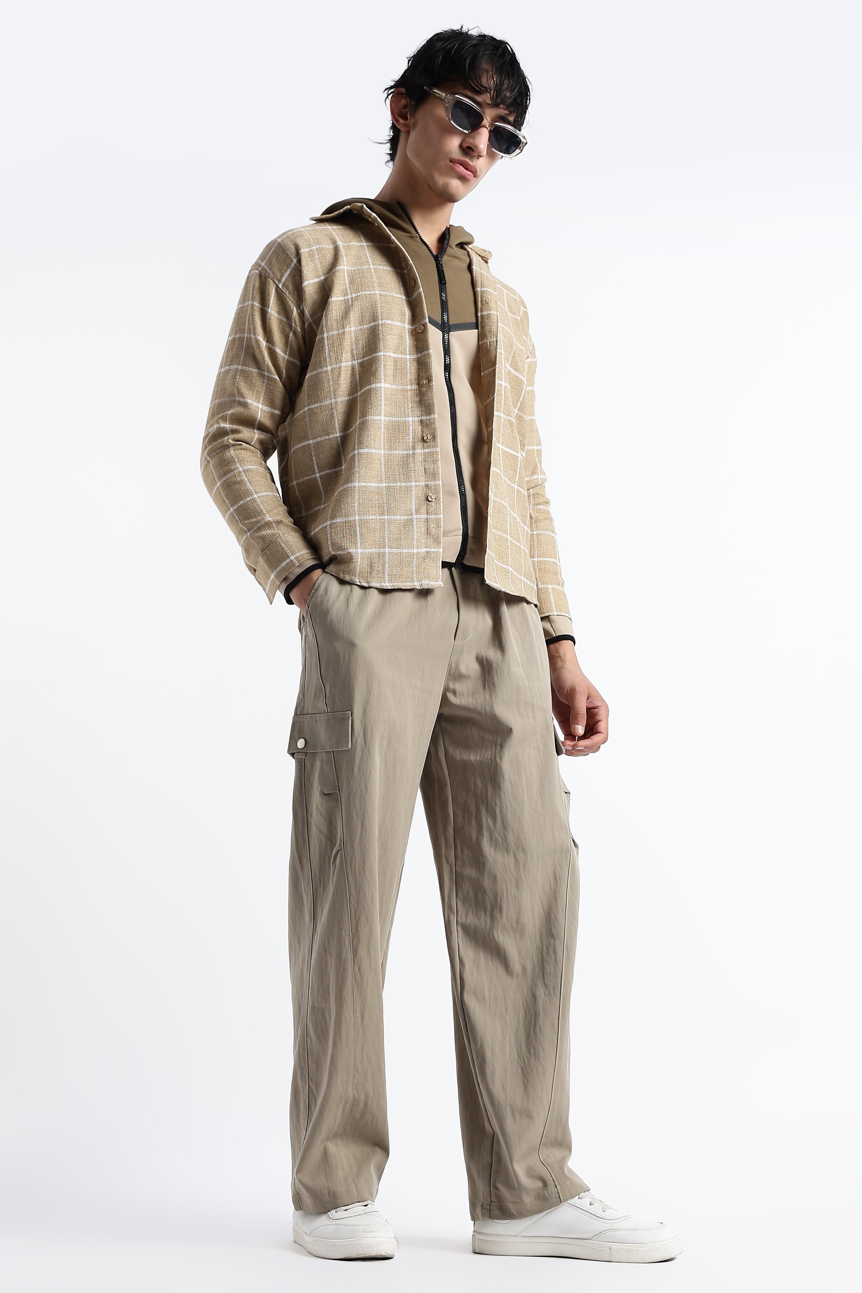 Men Relaxed Utility Cargo Pants