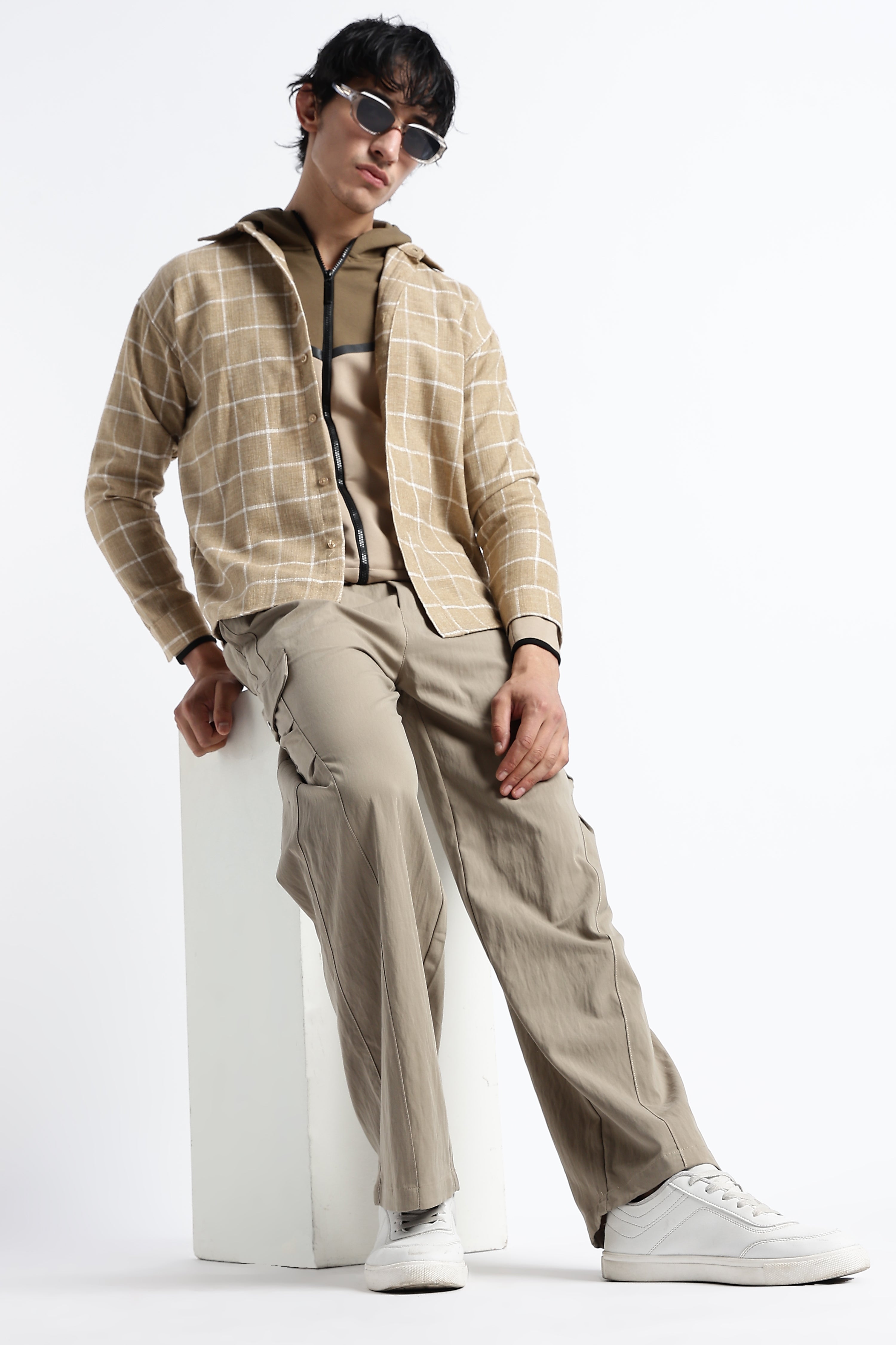 Men Relaxed Utility Cargo Pants
