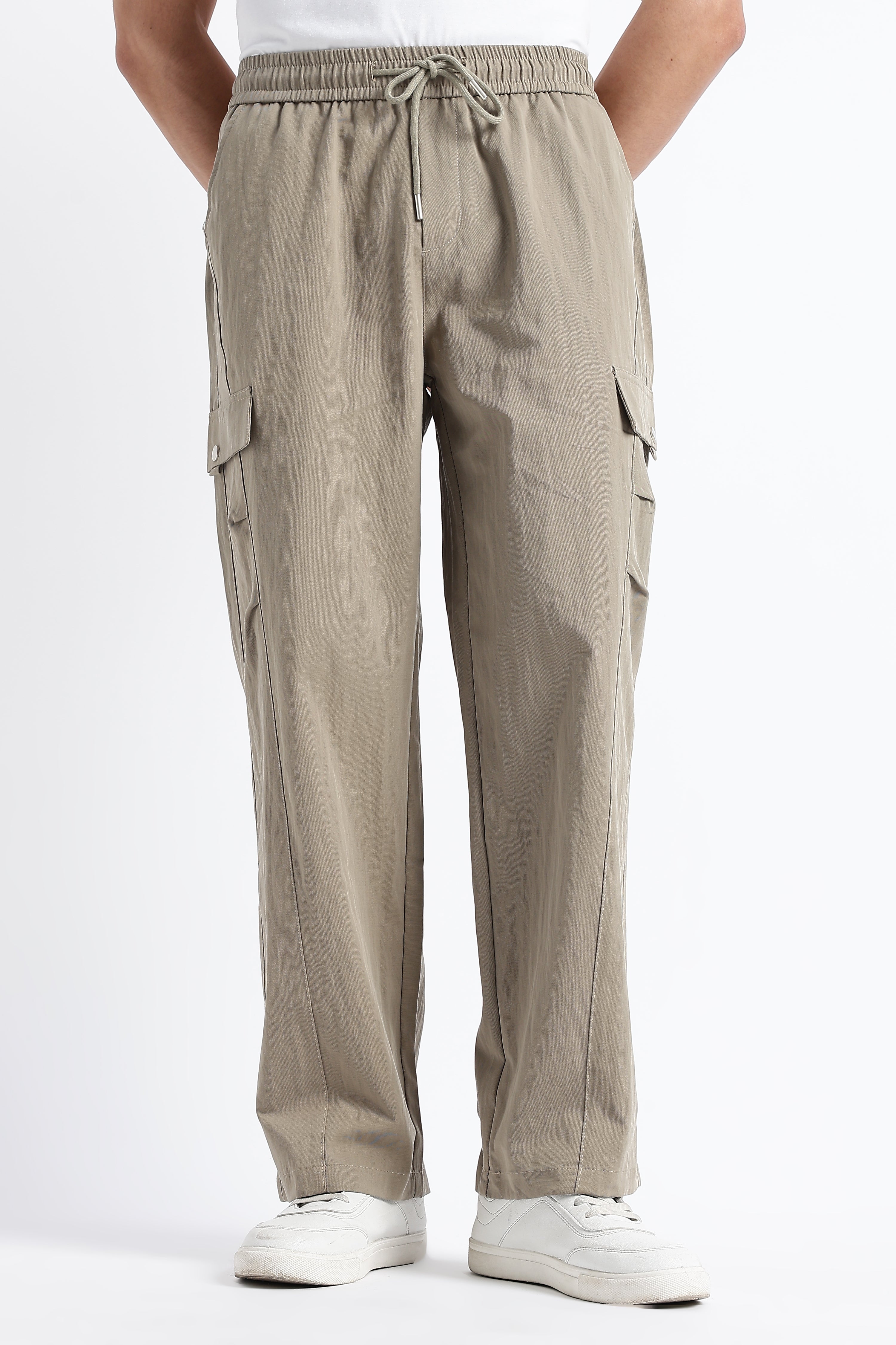 Men Relaxed Utility Cargo Pants