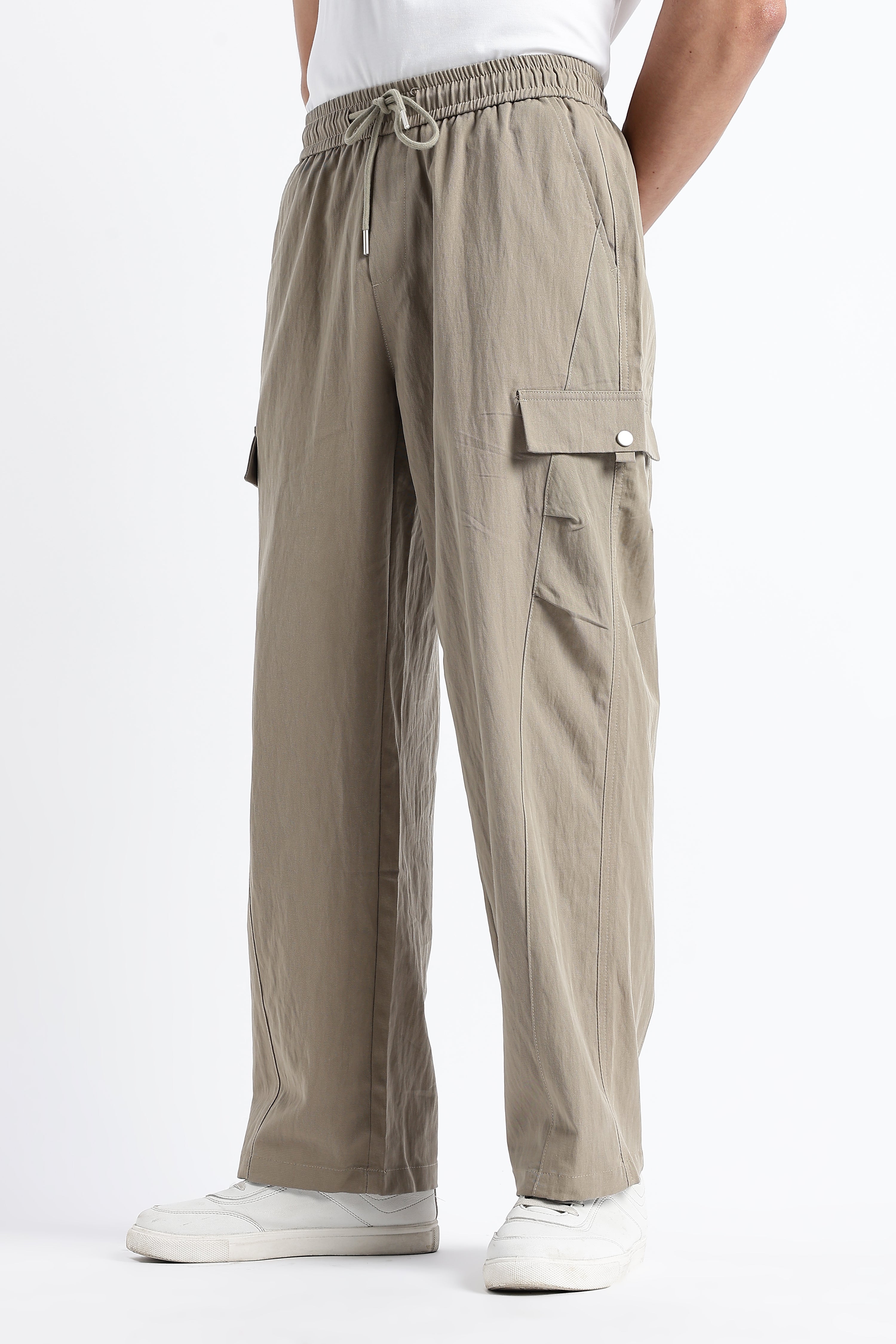 Men Relaxed Utility Cargo Pants