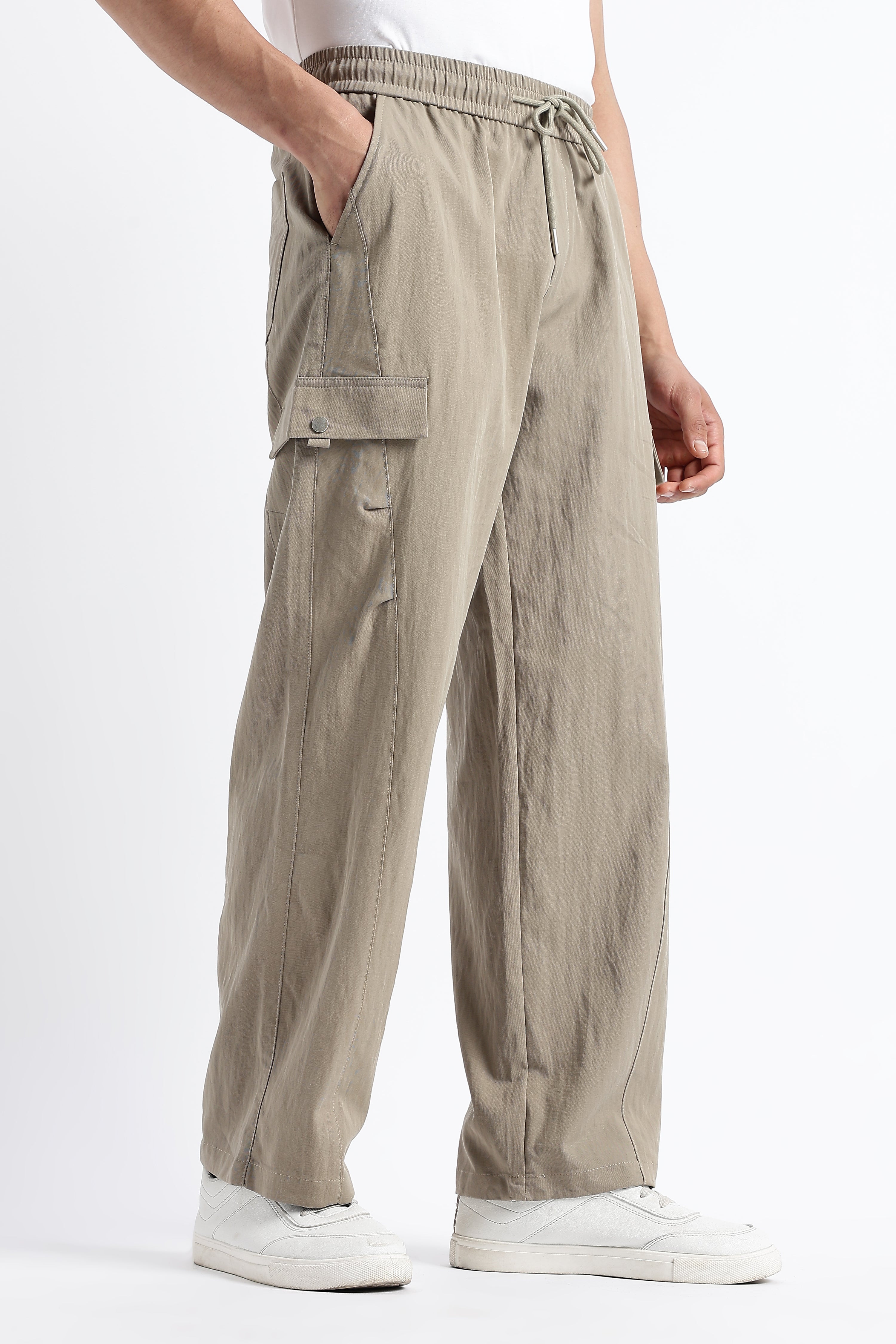 Men Relaxed Utility Cargo Pants