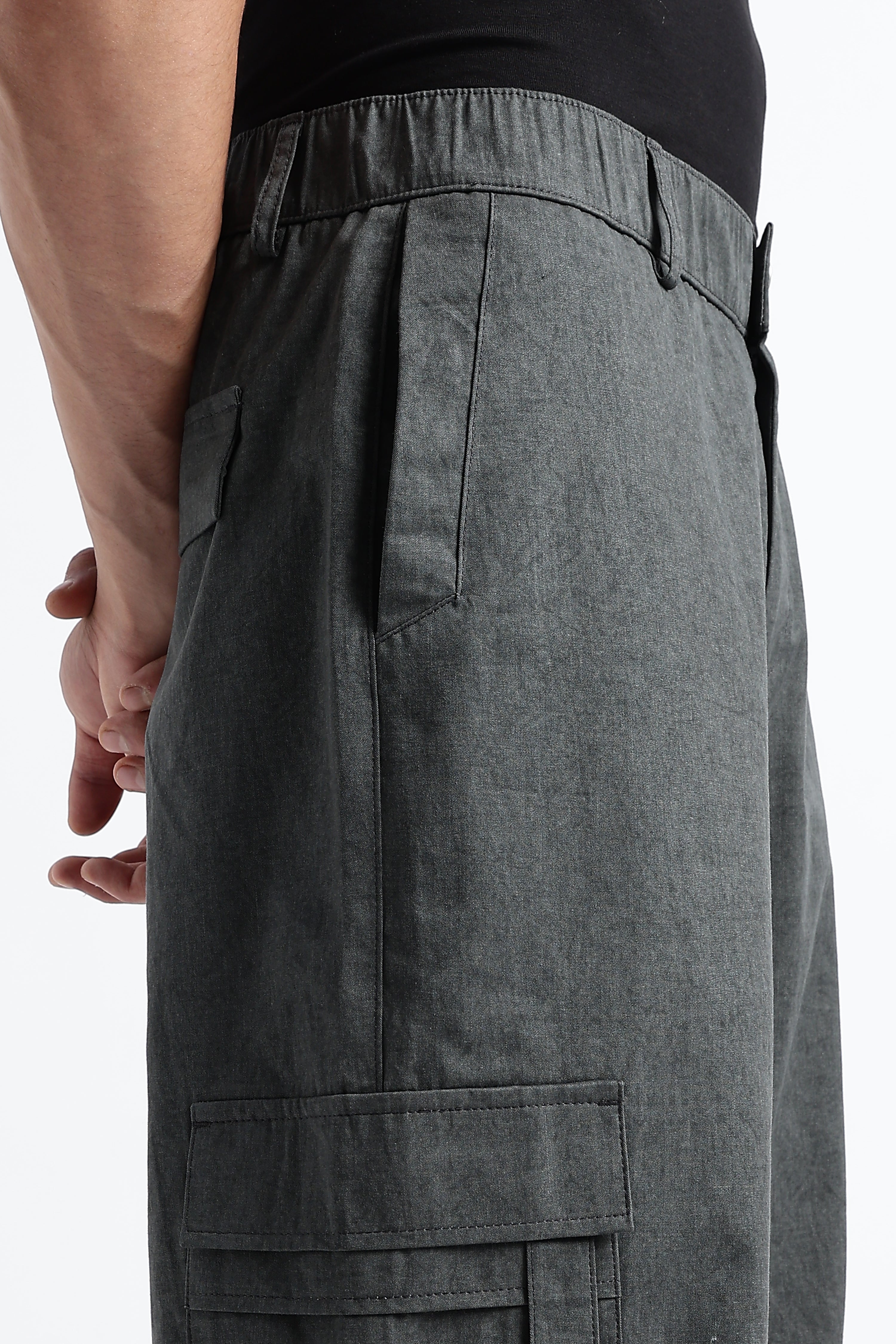 Men Urban Multi-Pocket Utility Bottoms
