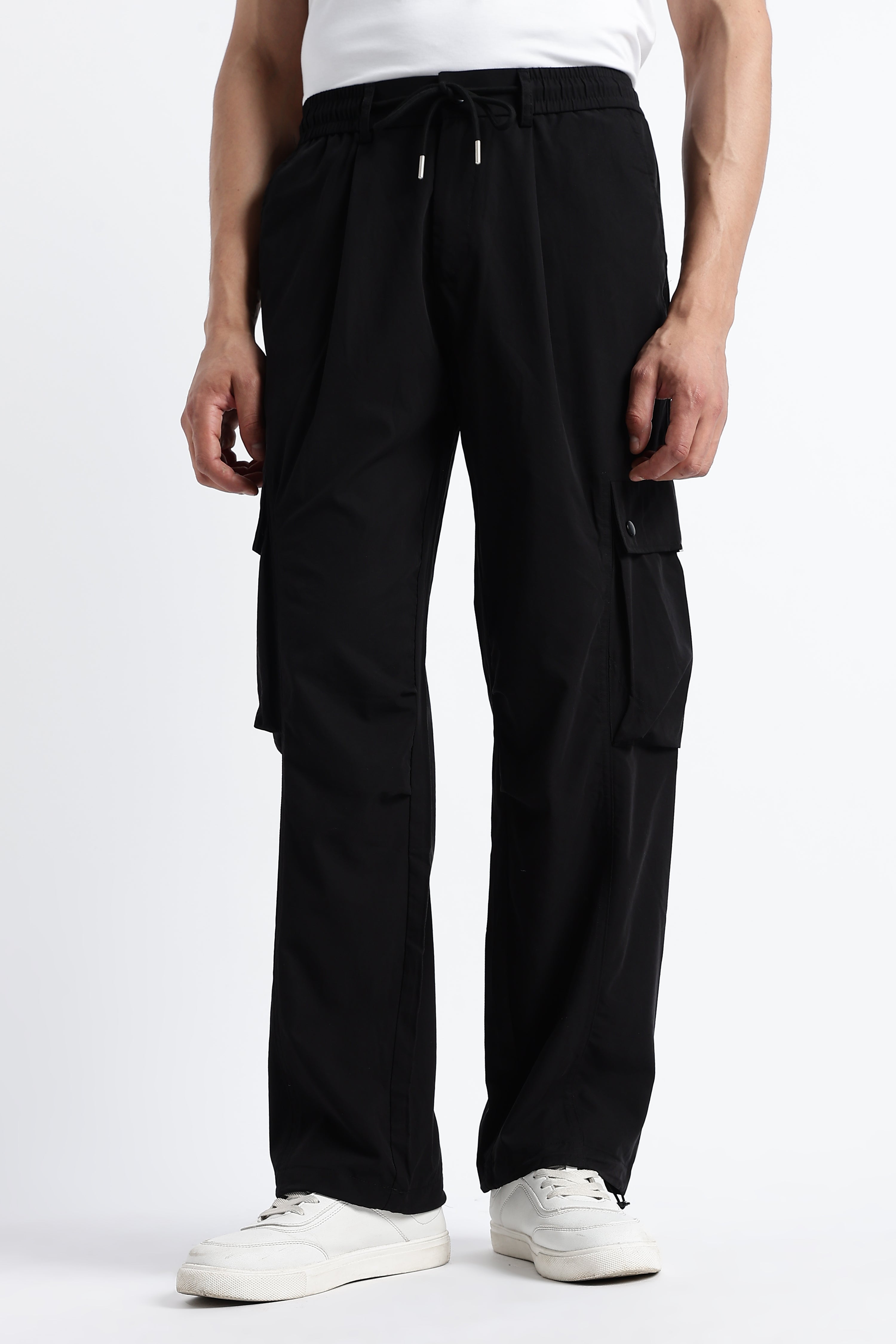 Men Classic Drawcord Cargo Pants