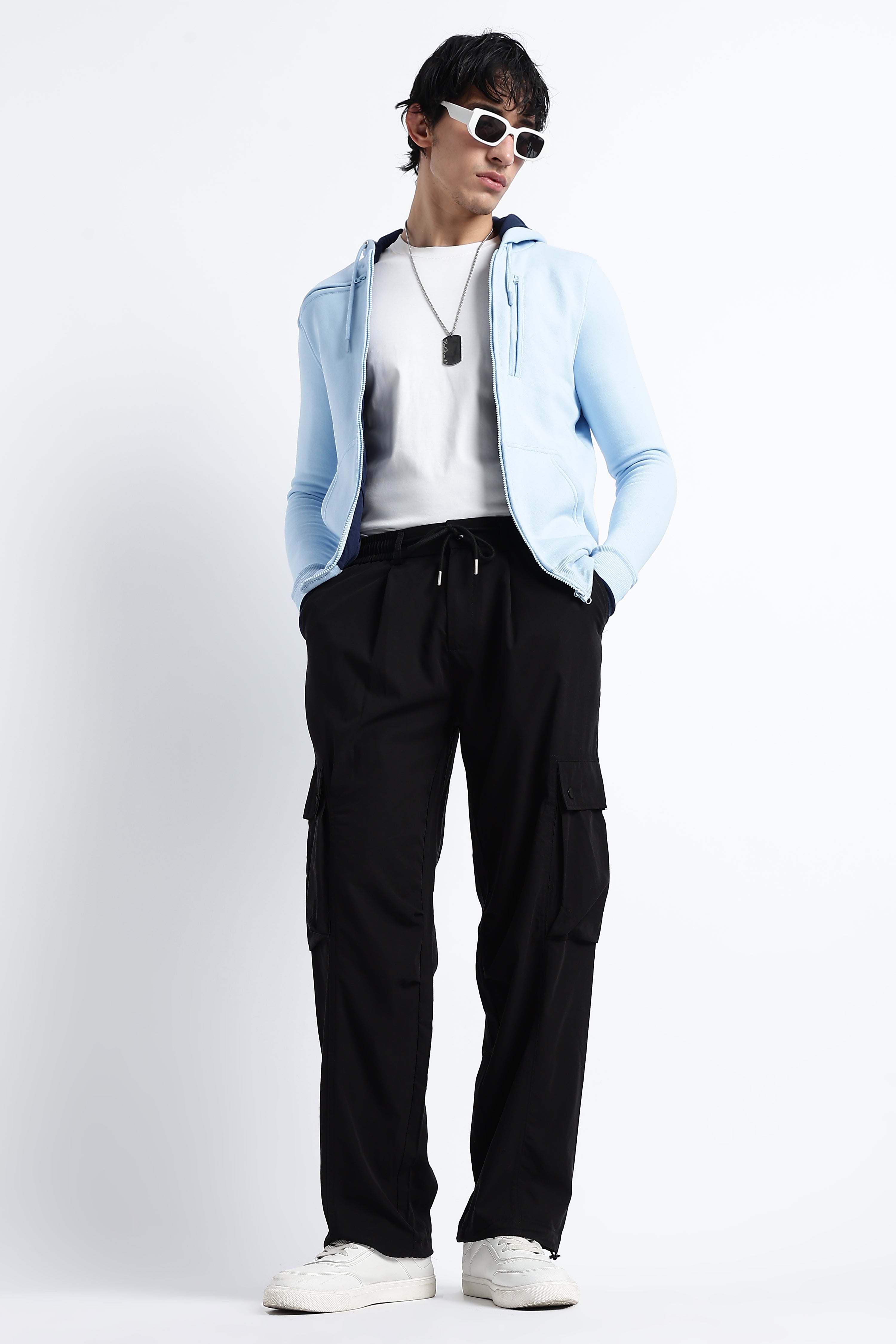 Men Classic Drawcord Cargo Pants