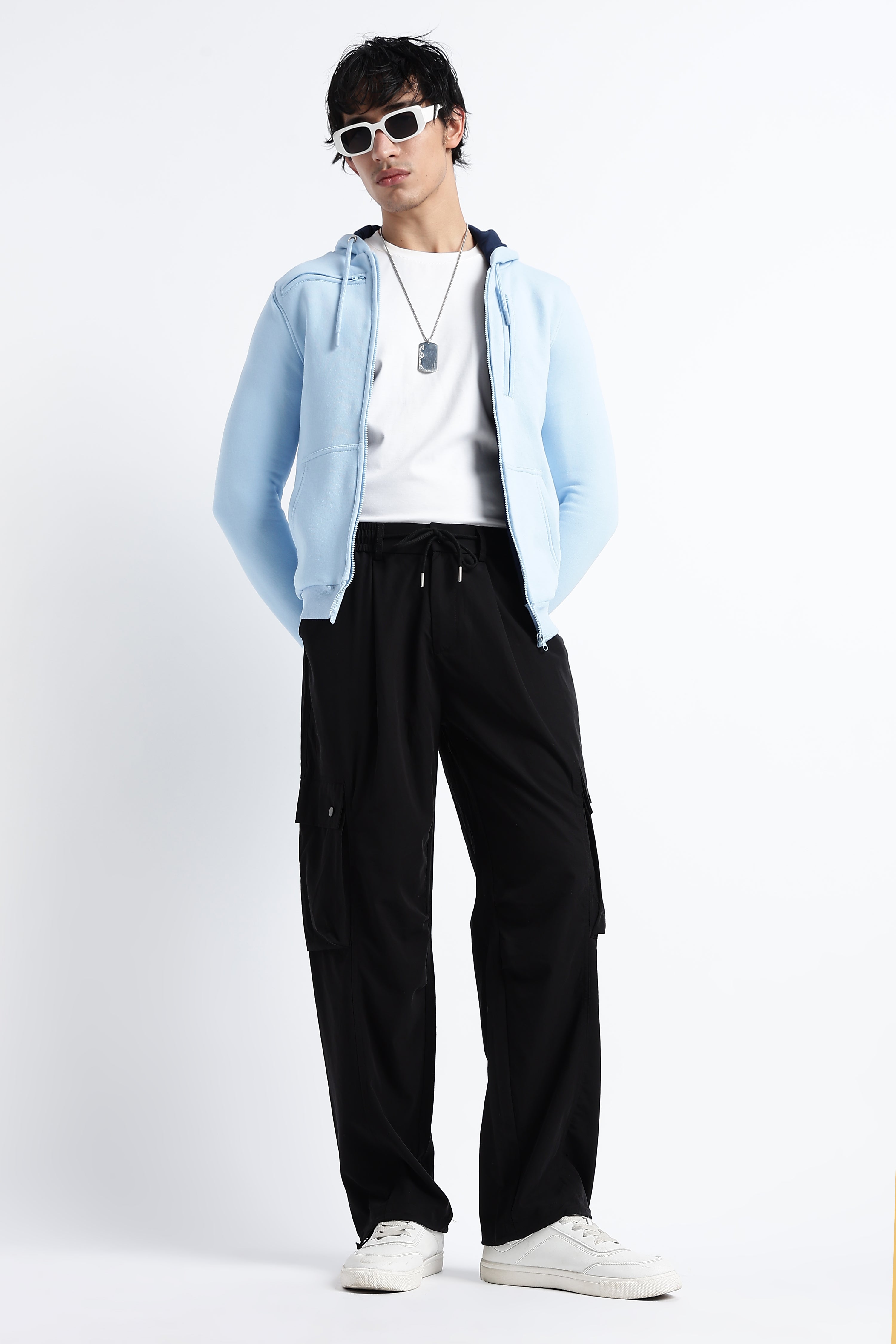 Men Classic Drawcord Cargo Pants