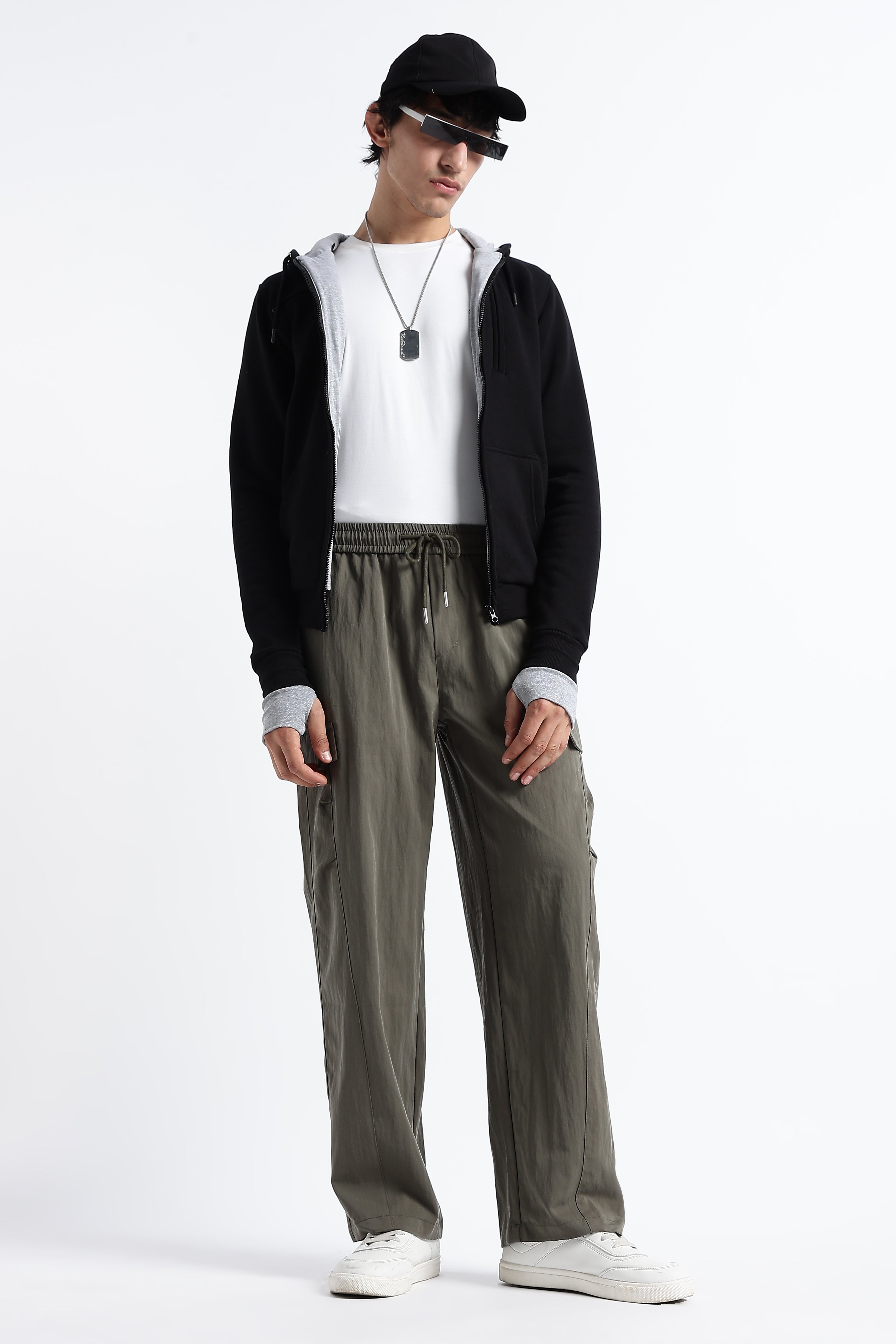 Men Relaxed Utility Cargo Pants