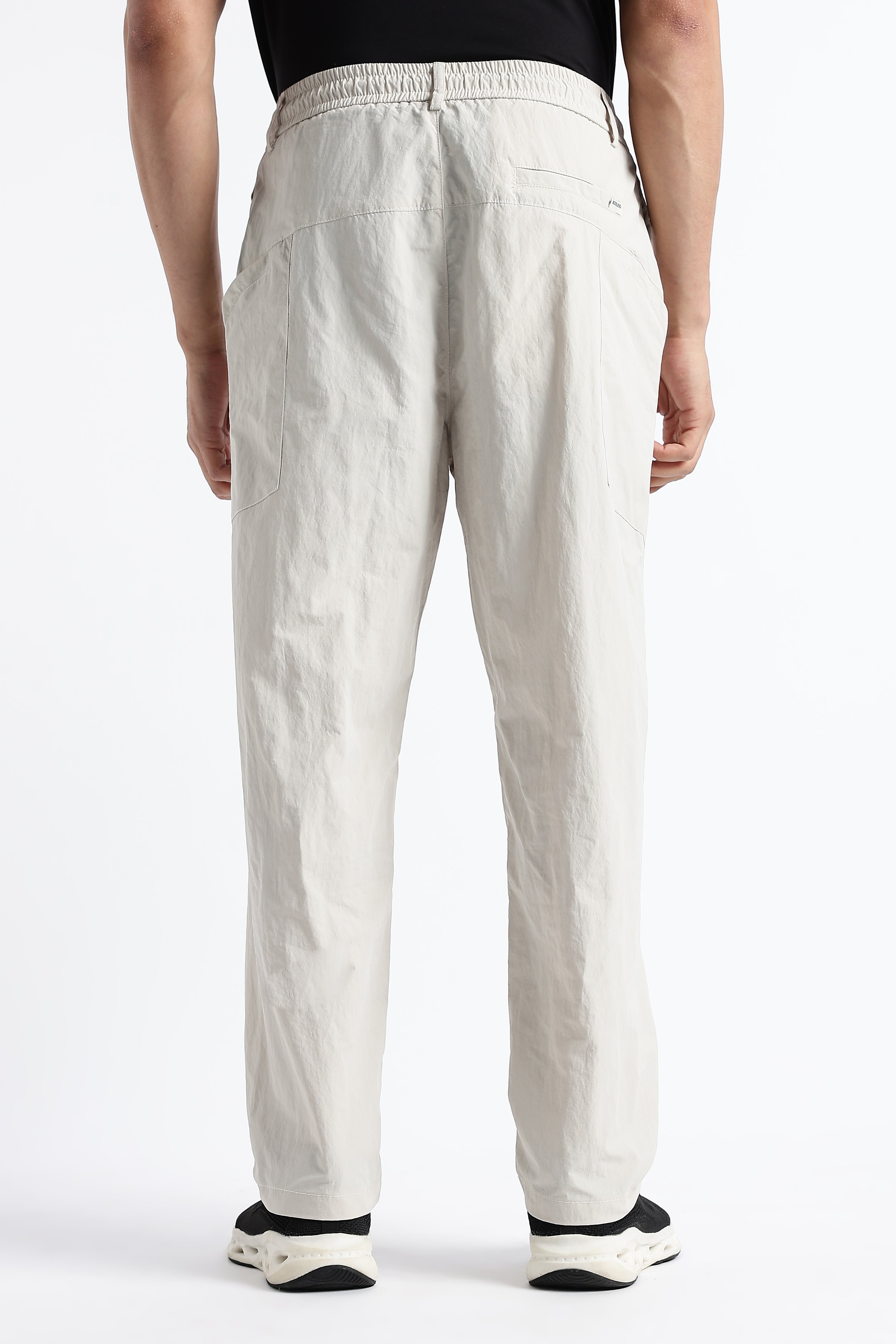 Men Streetwear Utility Drawcord Bottoms