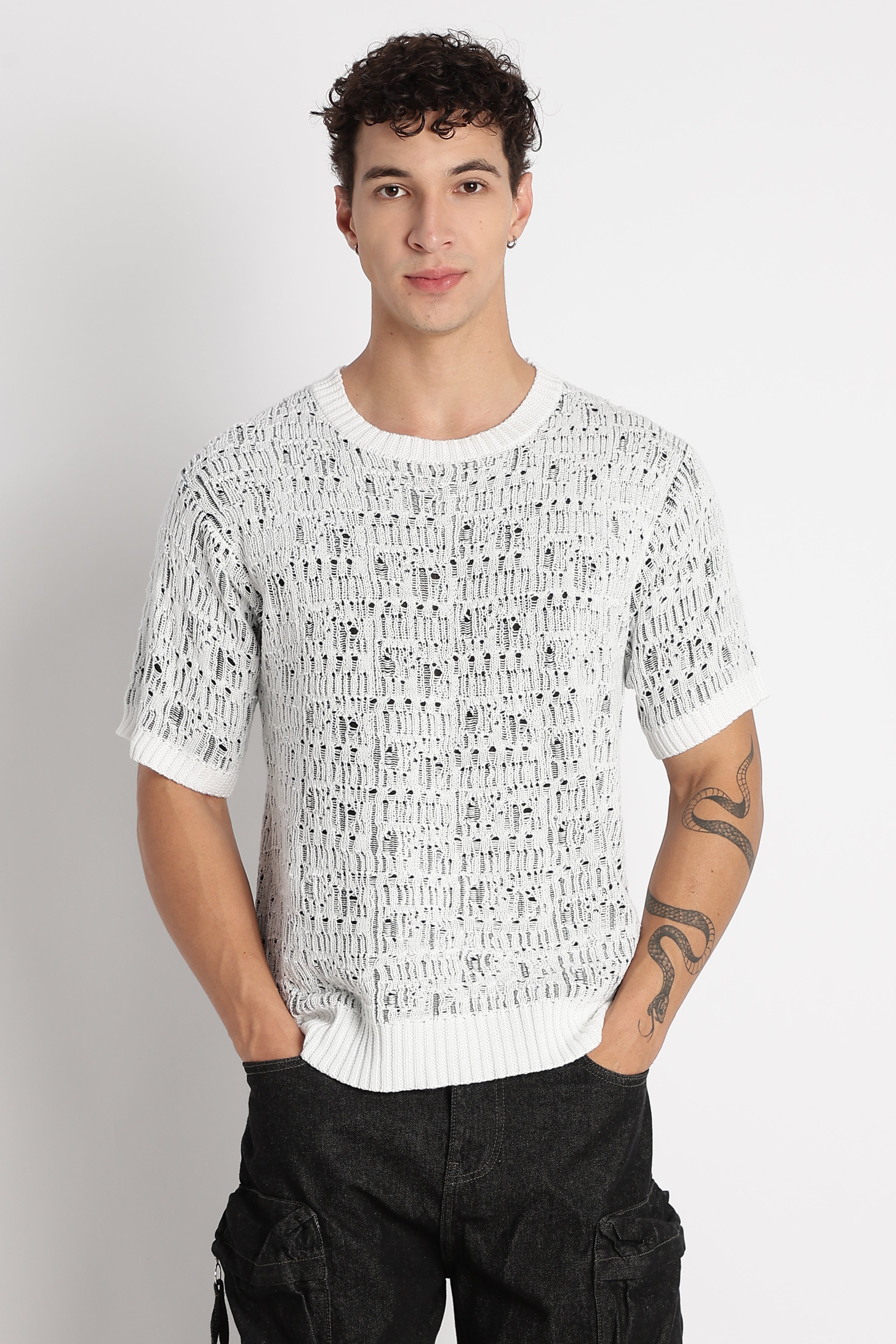 Men Crew Neck Casual T-Shirt