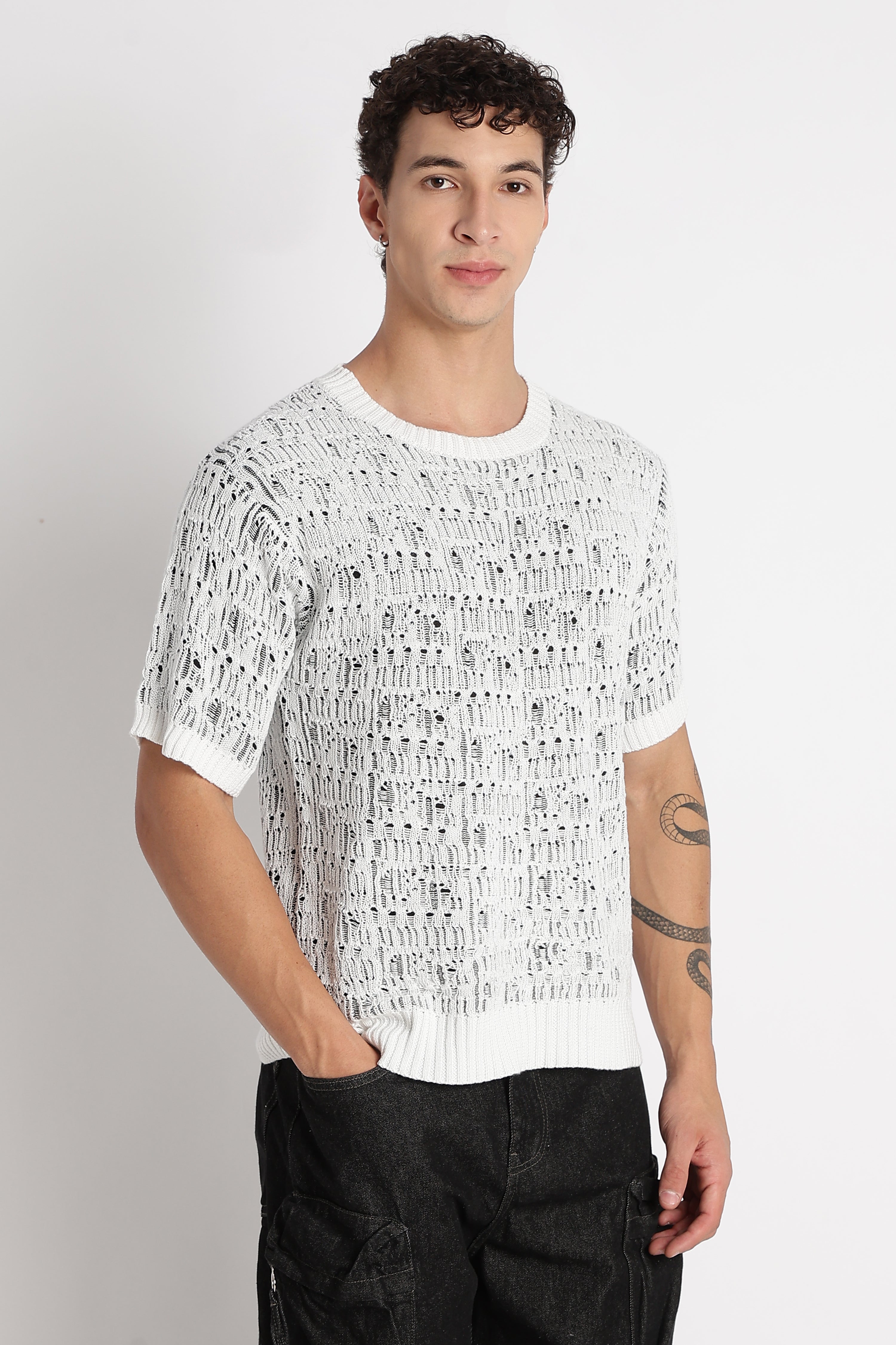 Men Crew Neck Casual T-Shirt