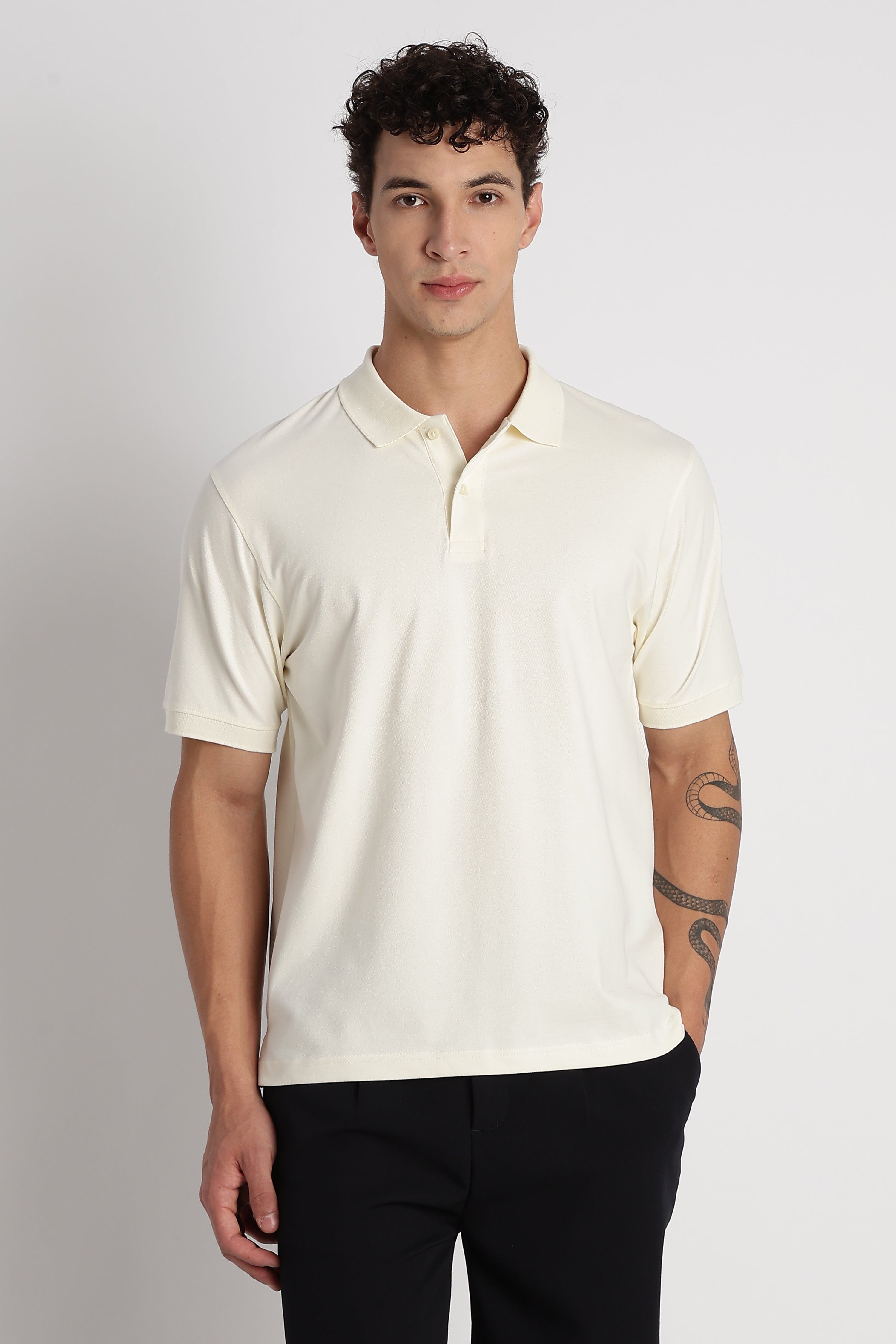 Men Premium Stretch Cotton Polo T-Shirt