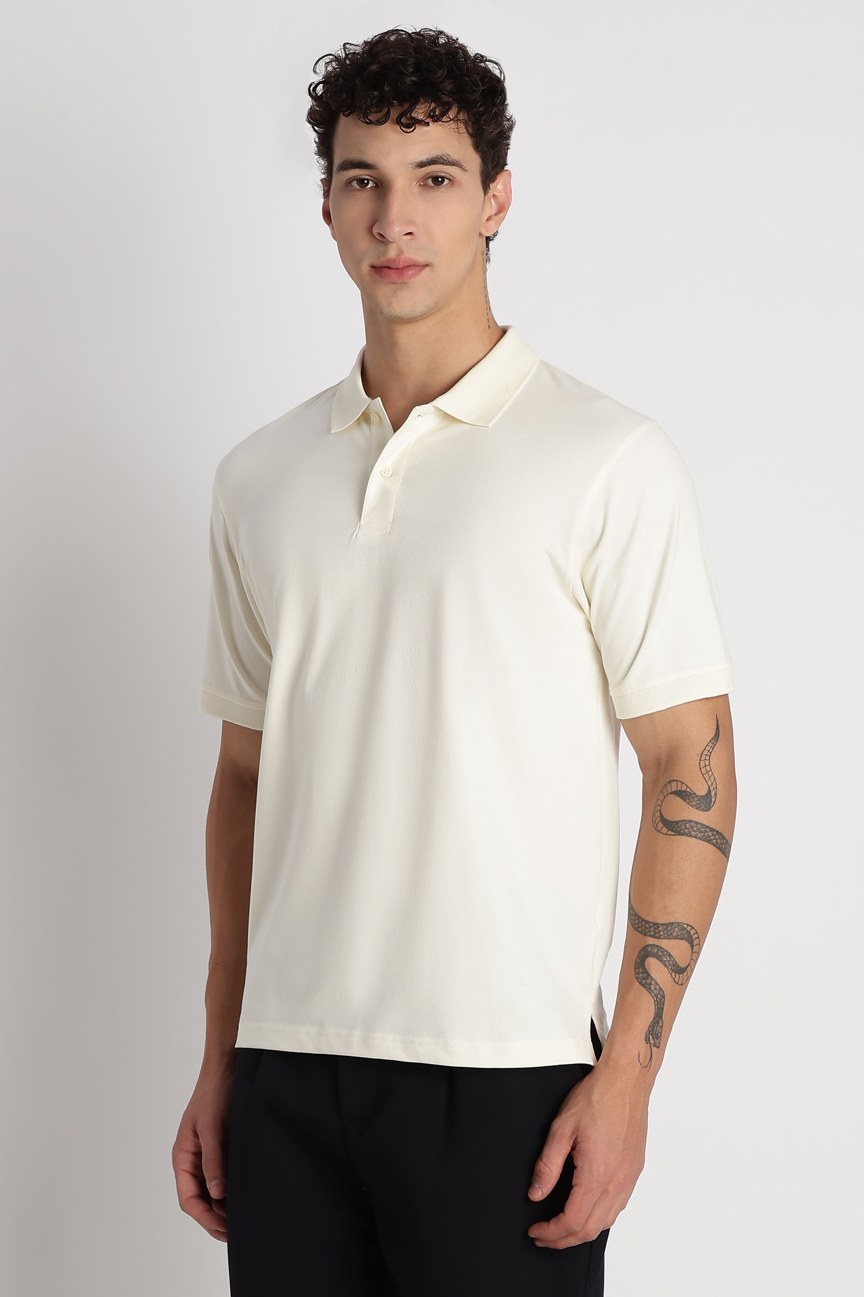 Men Premium Stretch Cotton Polo T-Shirt