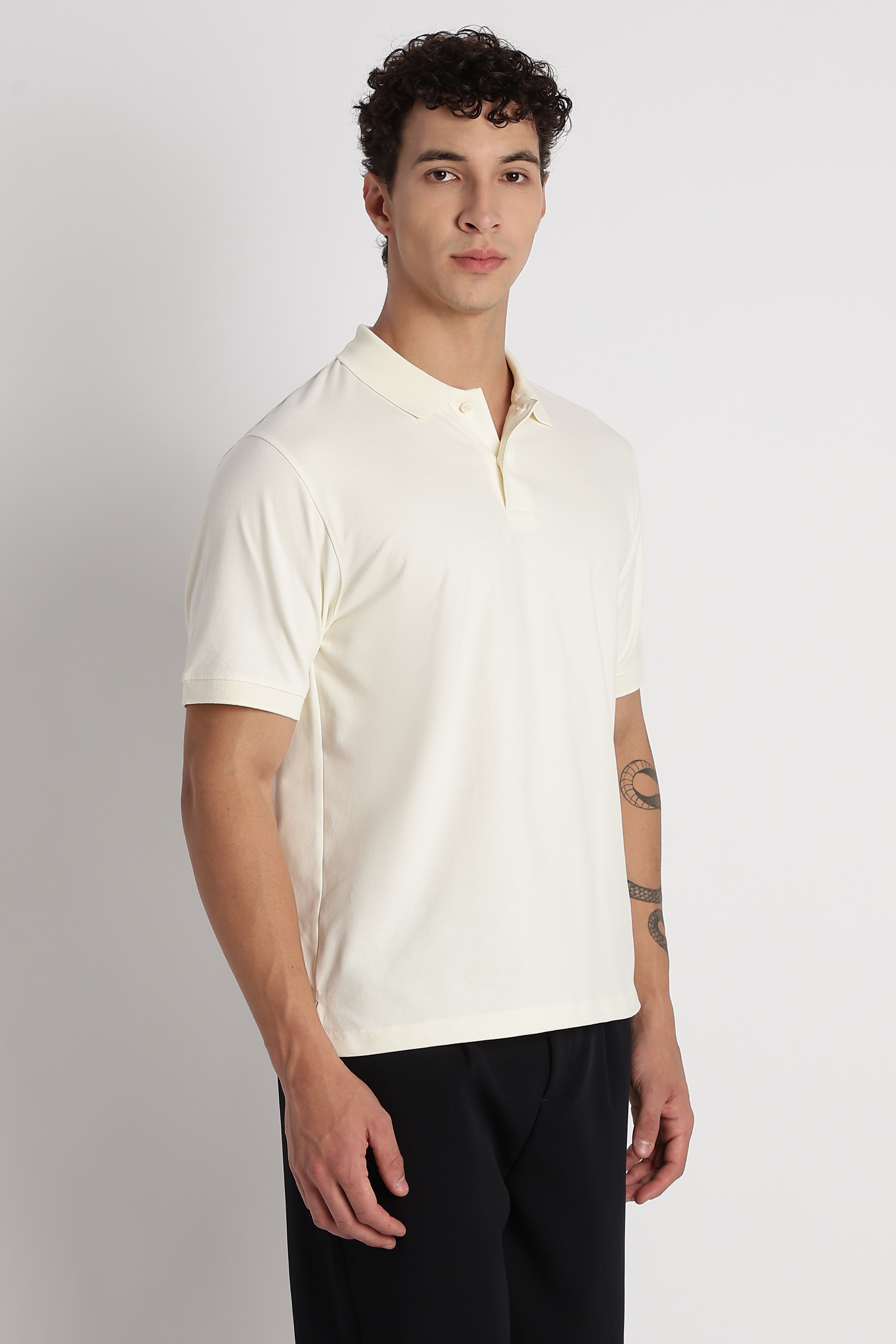 Men Premium Stretch Cotton Polo T-Shirt