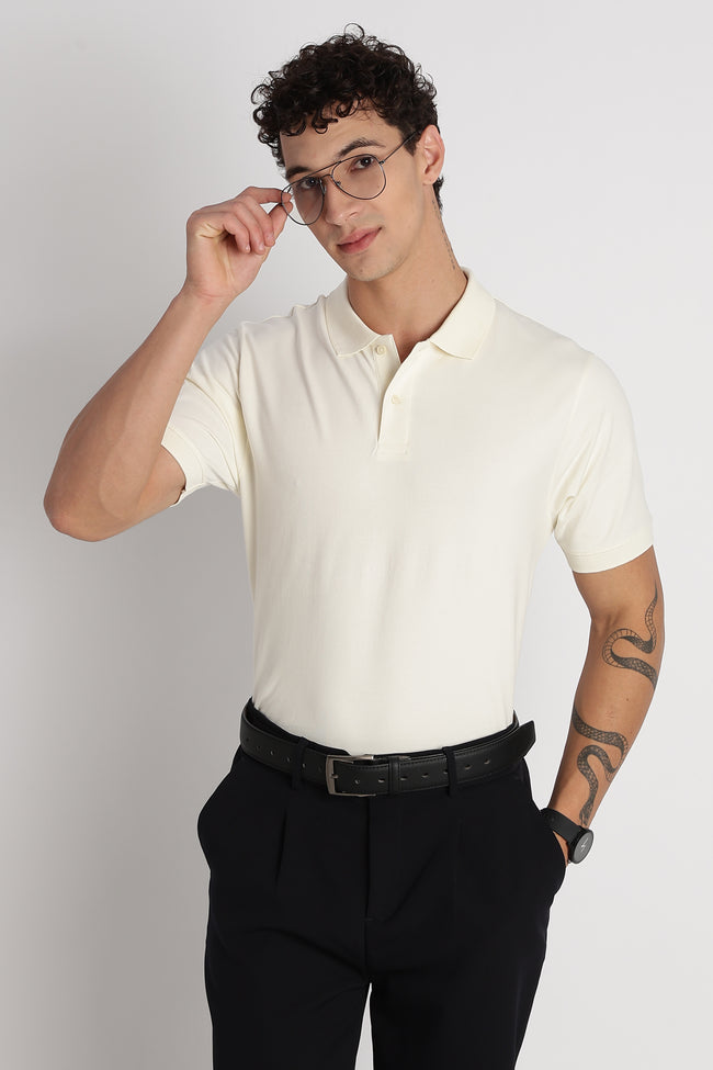 Men Premium Stretch Cotton Polo T-Shirt