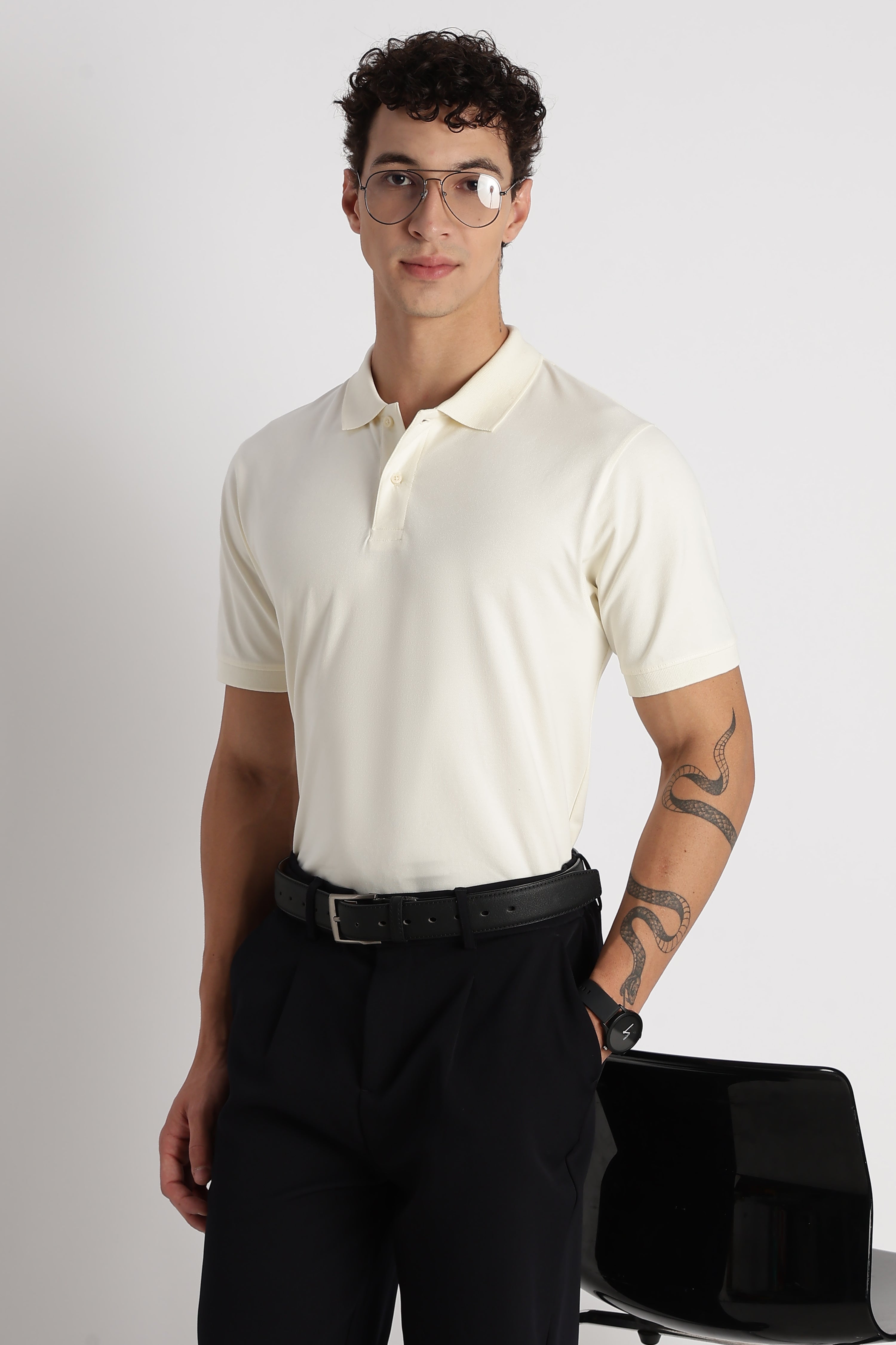 Men Premium Stretch Cotton Polo T-Shirt
