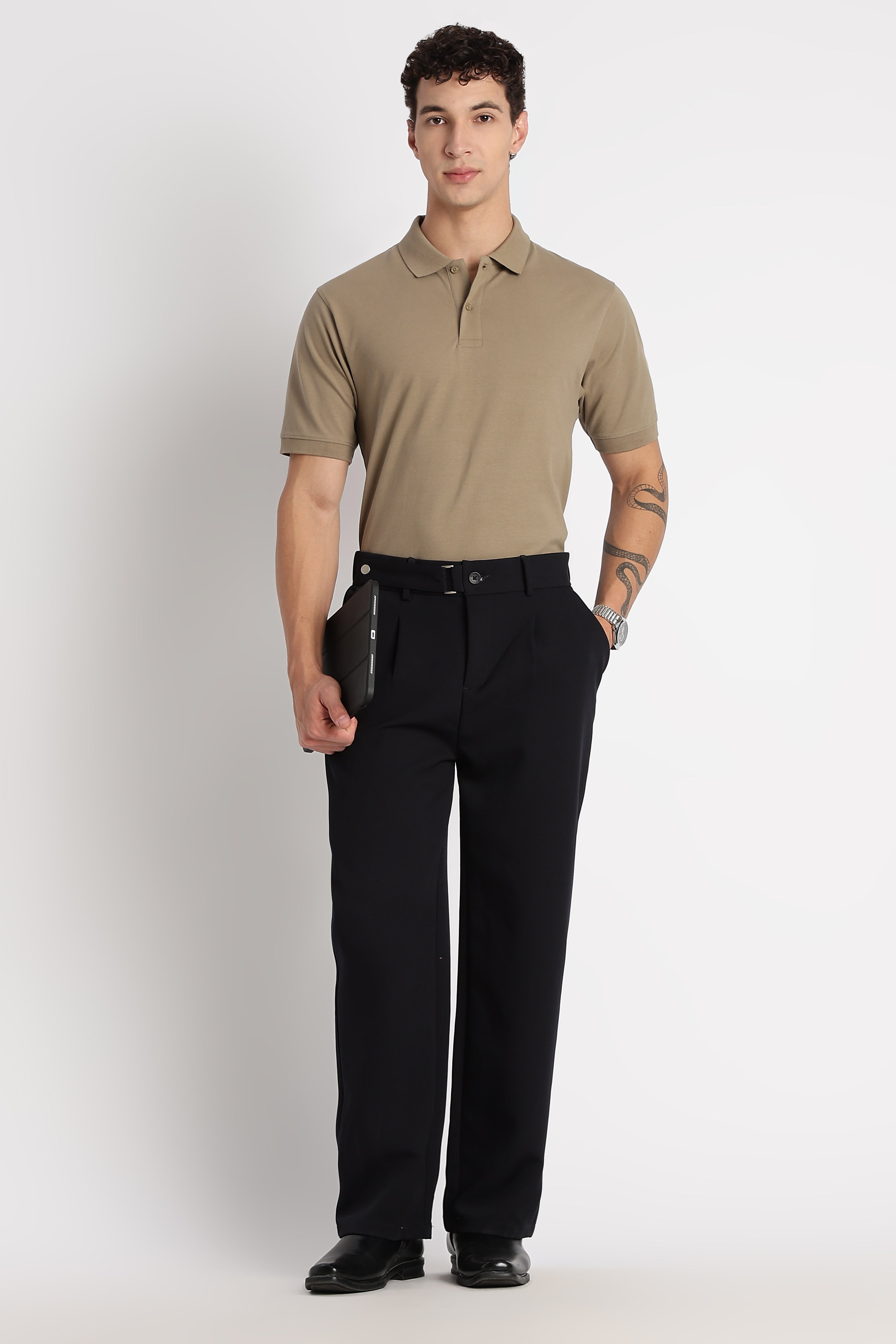 Men Premium Stretch Cotton Polo T-Shirt