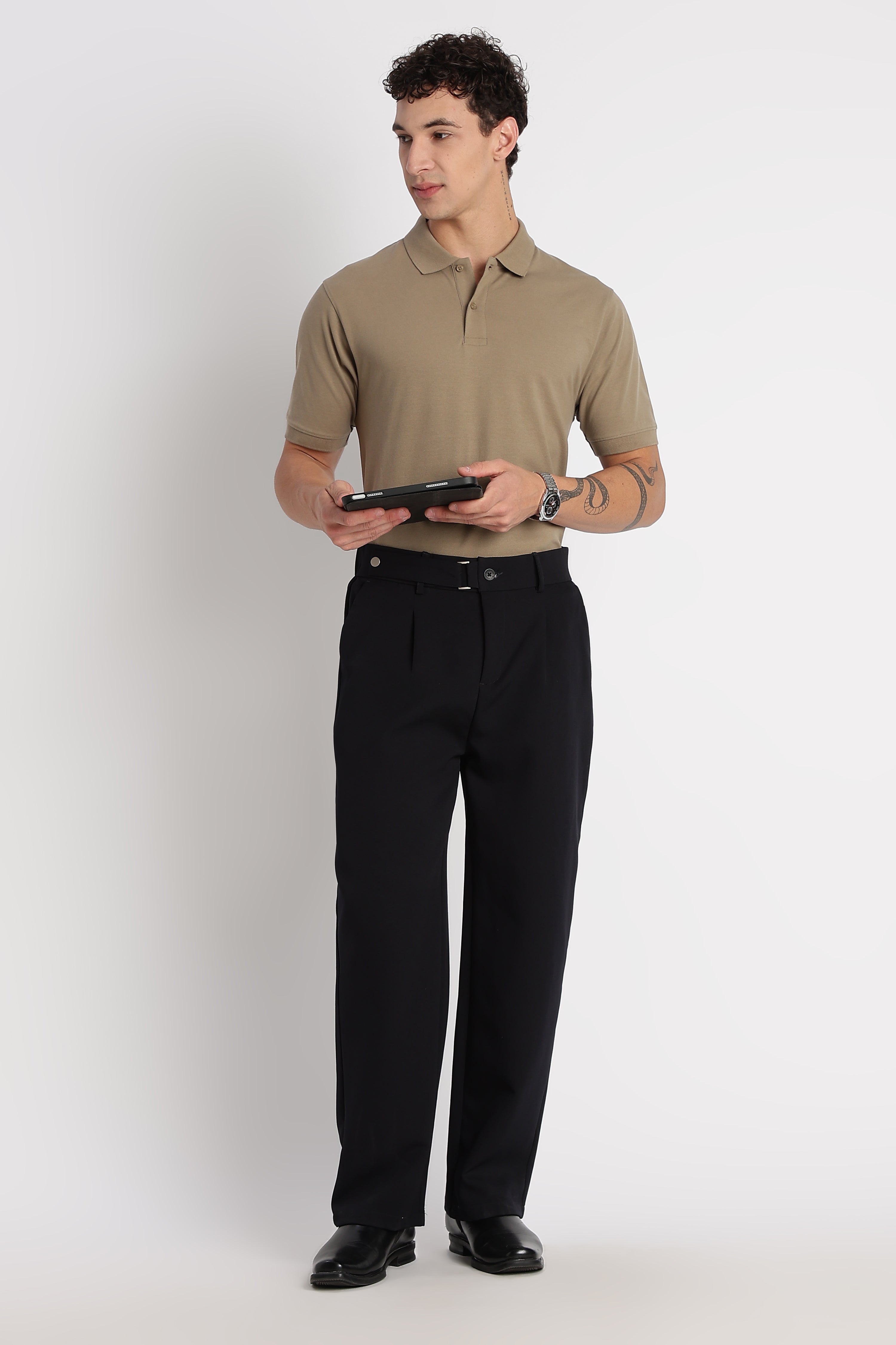 Men Premium Stretch Cotton Polo T-Shirt