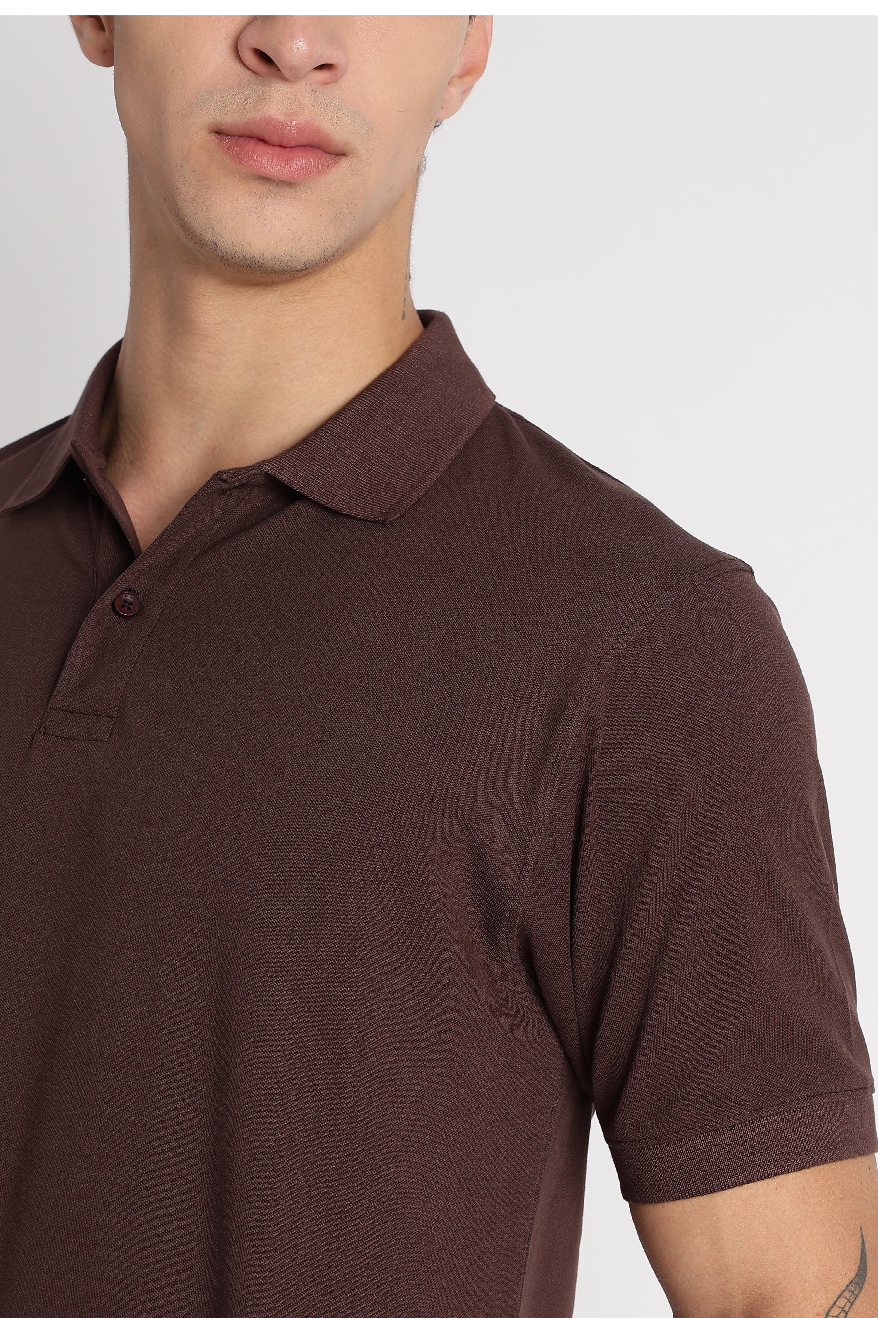 Men Premium Stretch Cotton Polo T-Shirt