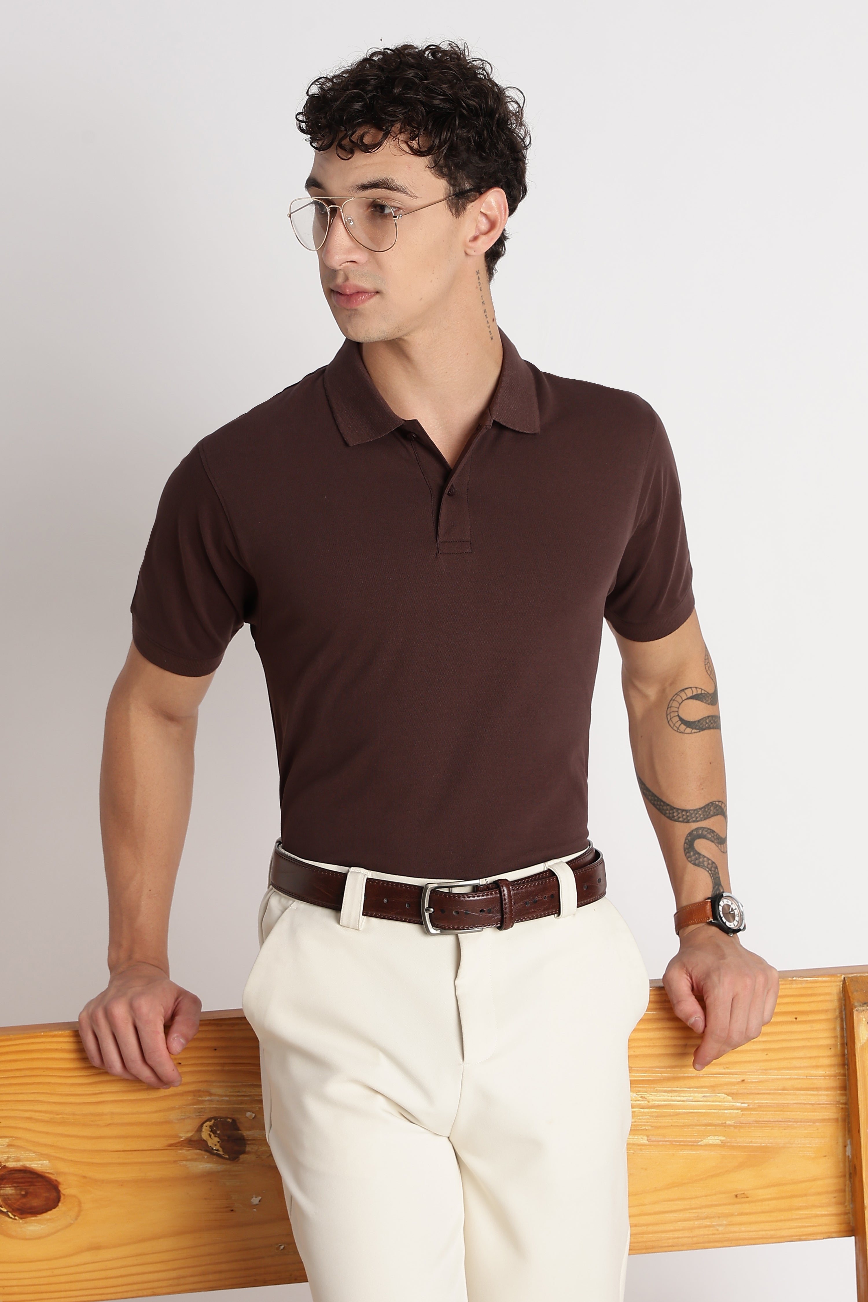 Men Premium Stretch Cotton Polo T-Shirt