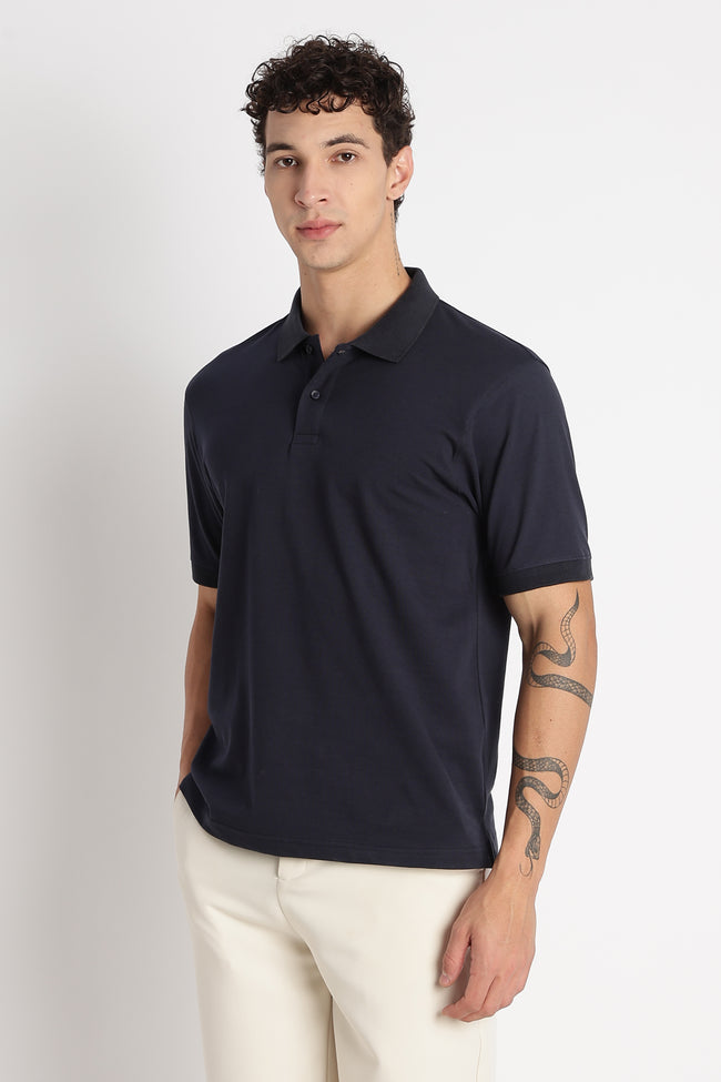 Men Premium Stretch Cotton Polo T-Shirt