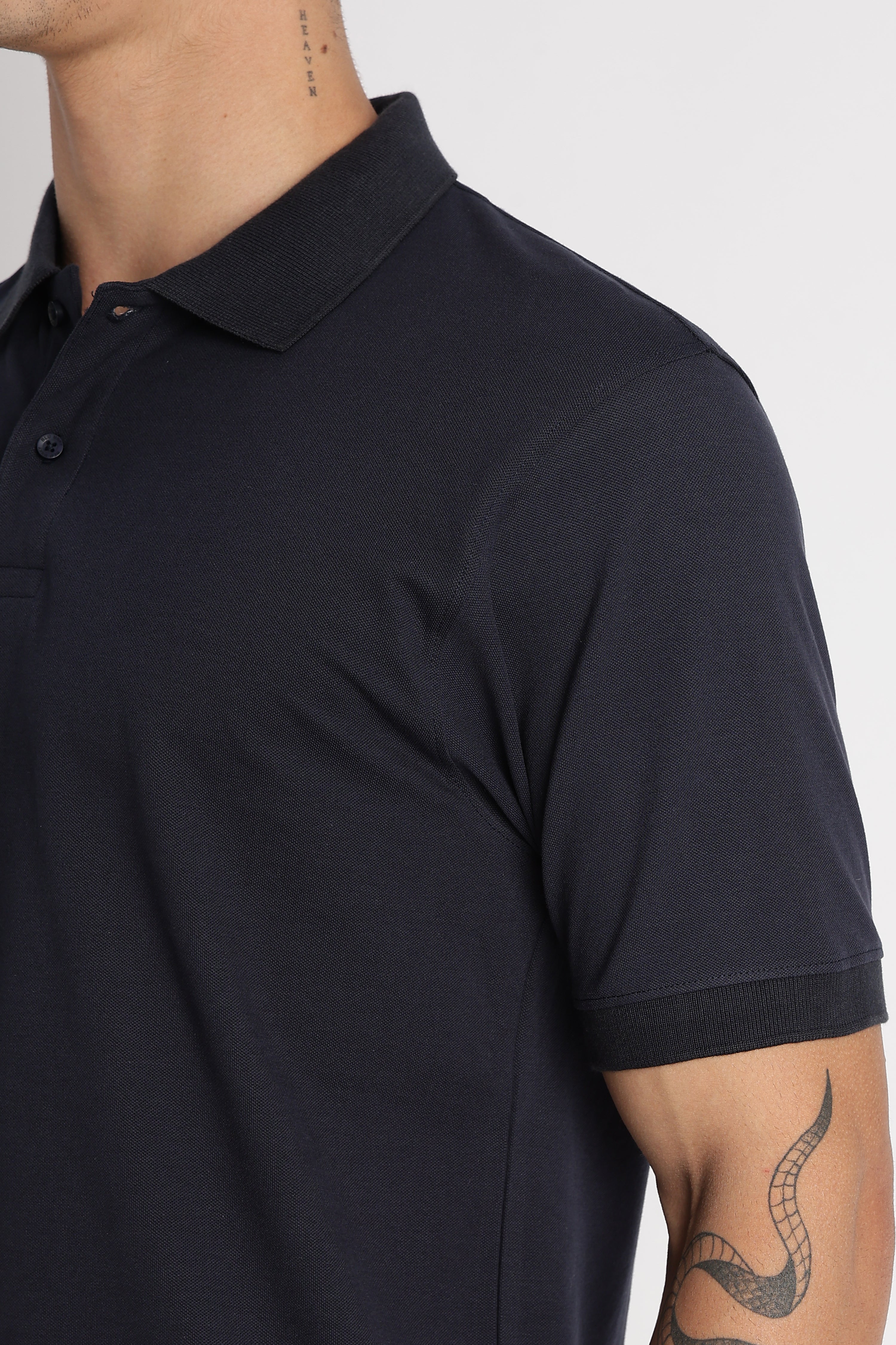 Men Premium Stretch Cotton Polo T-Shirt