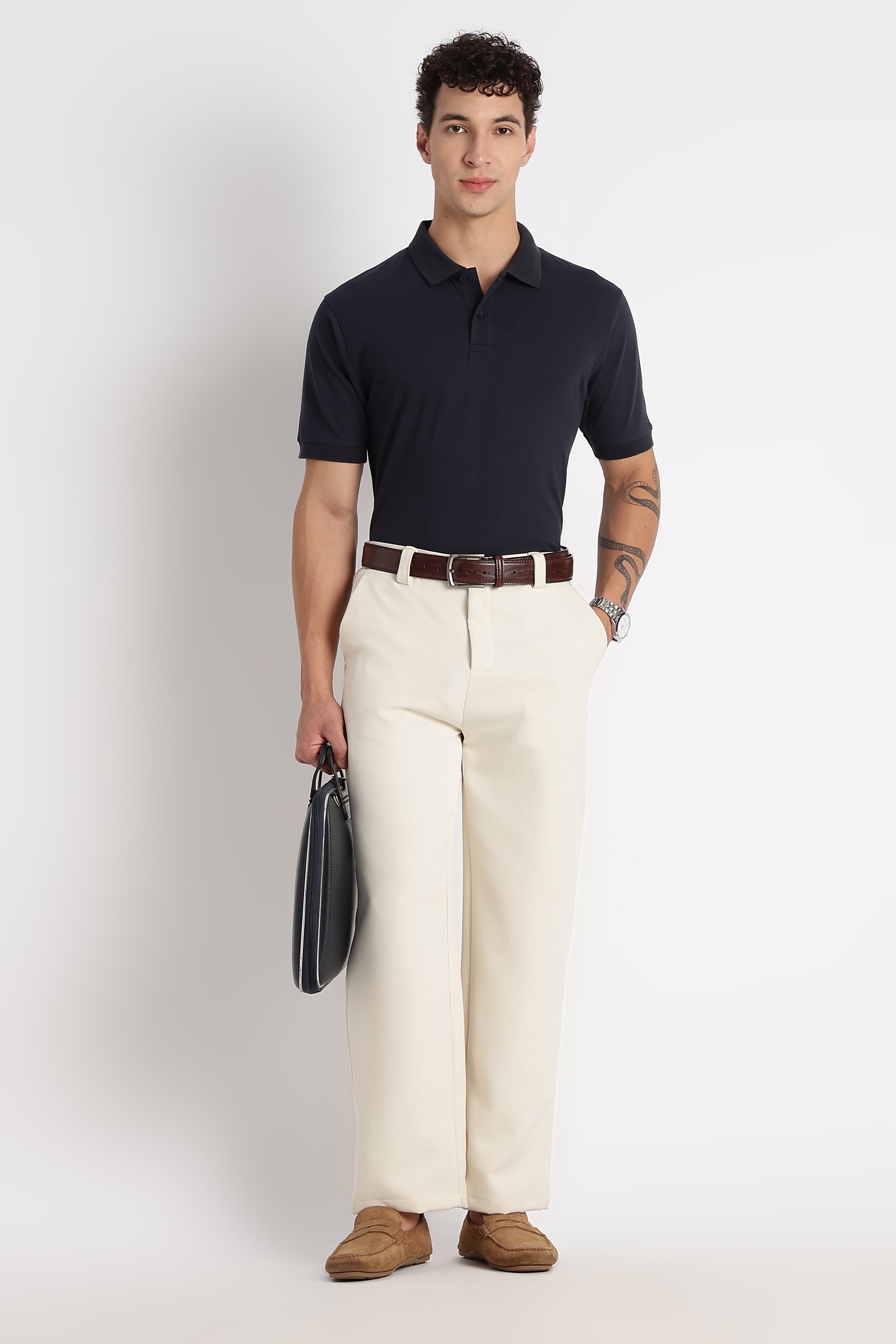 Men Premium Stretch Cotton Polo T-Shirt