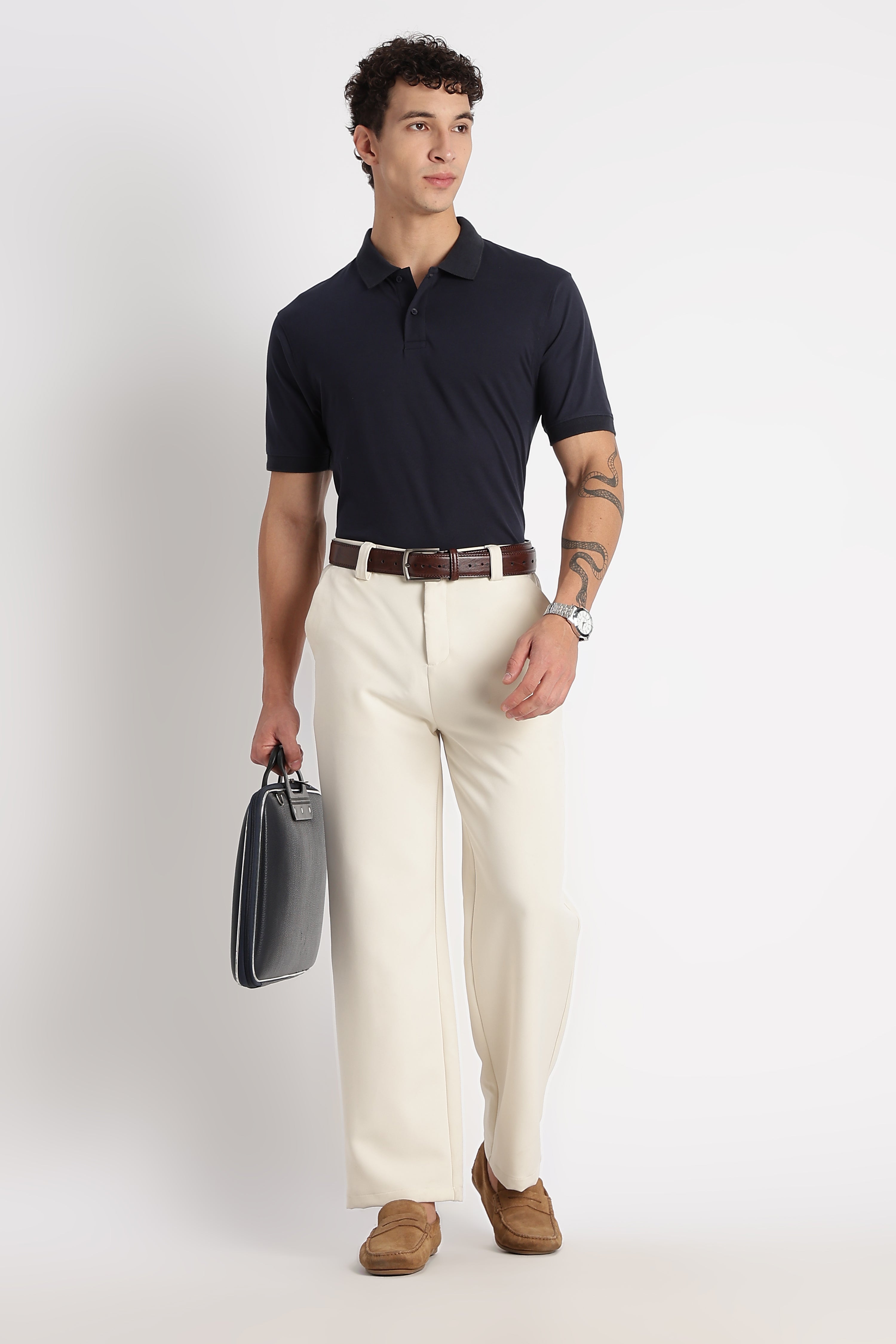 Men Premium Stretch Cotton Polo T-Shirt