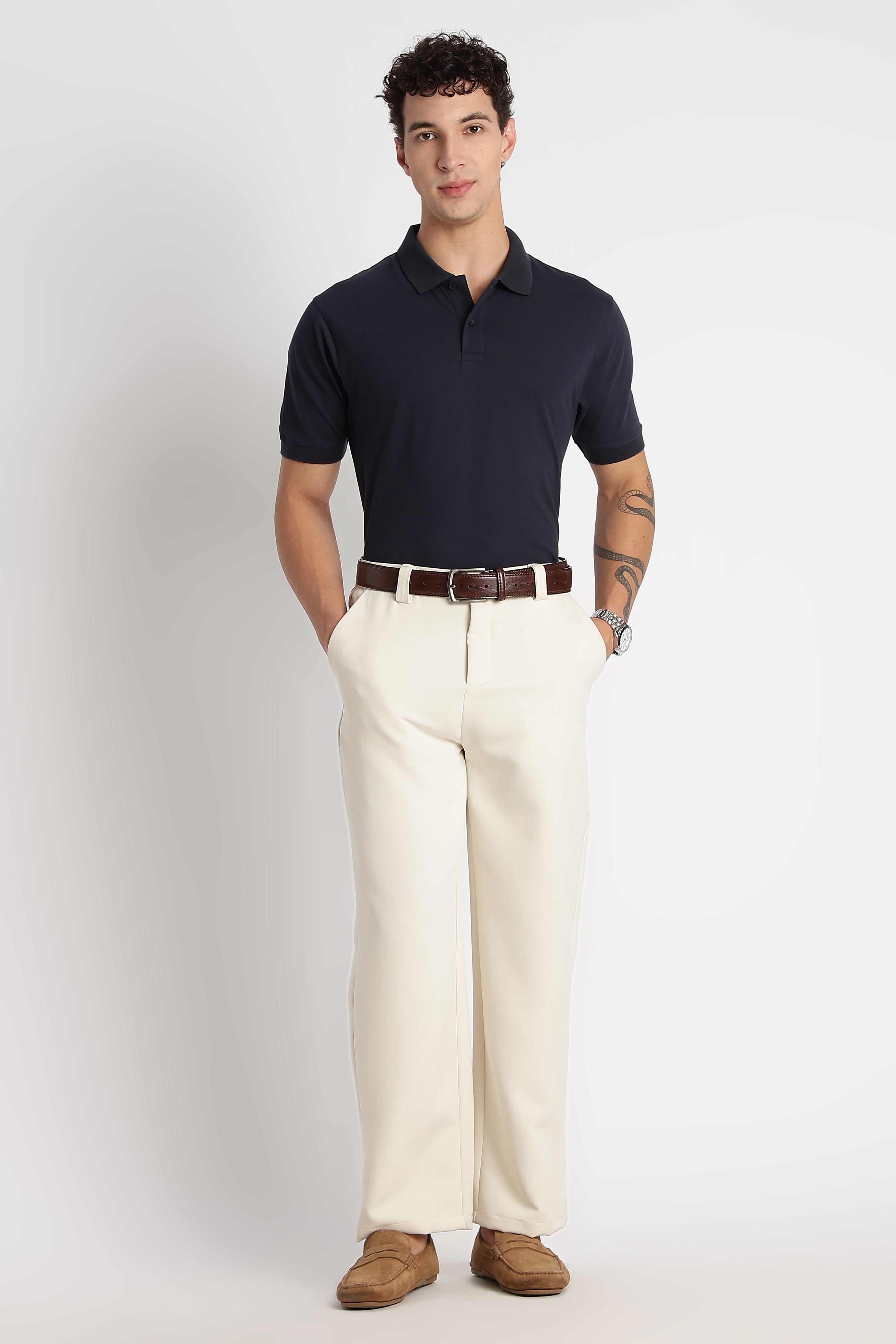 Men Premium Stretch Cotton Polo T-Shirt