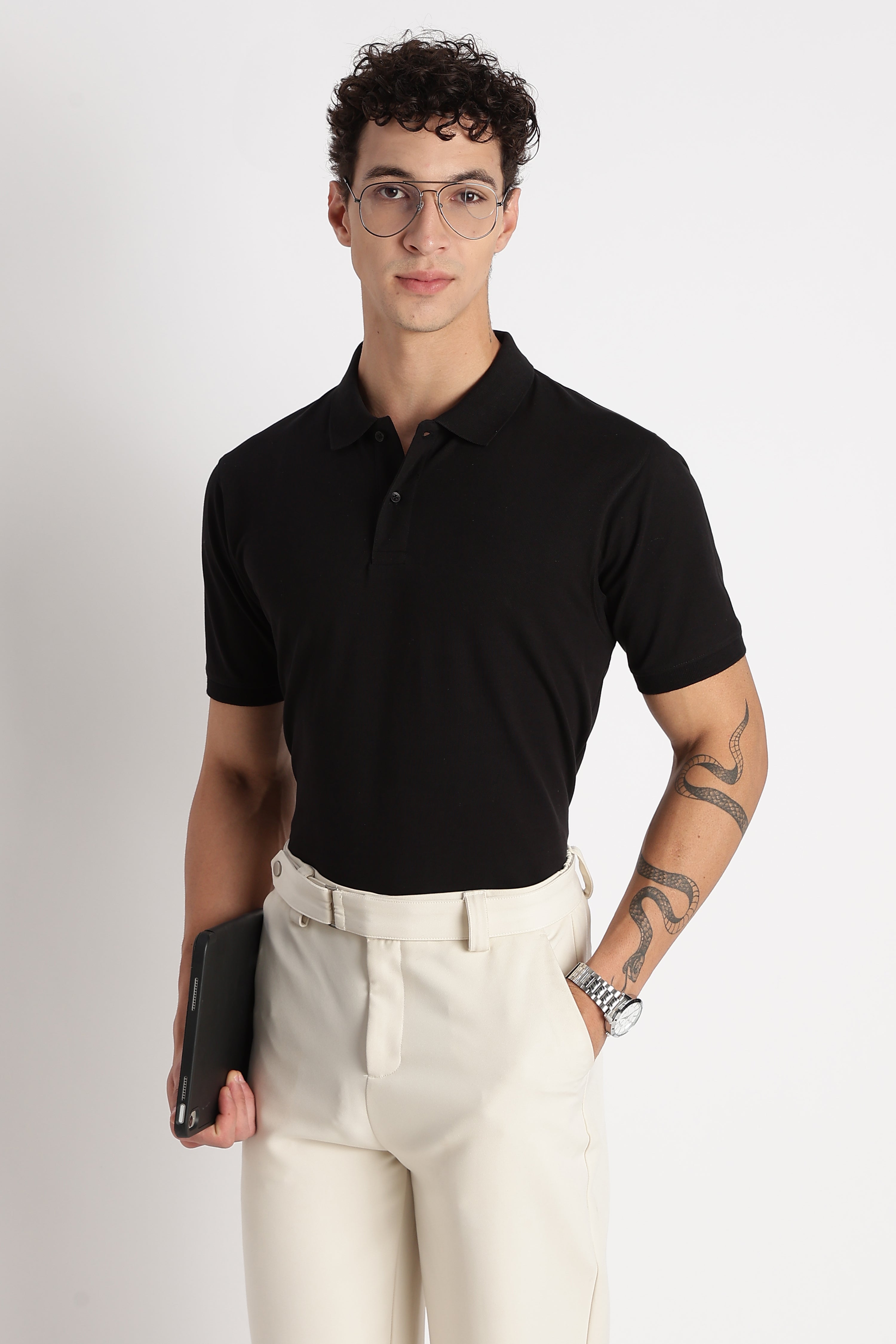 Men Premium Stretch Cotton Polo T-Shirt