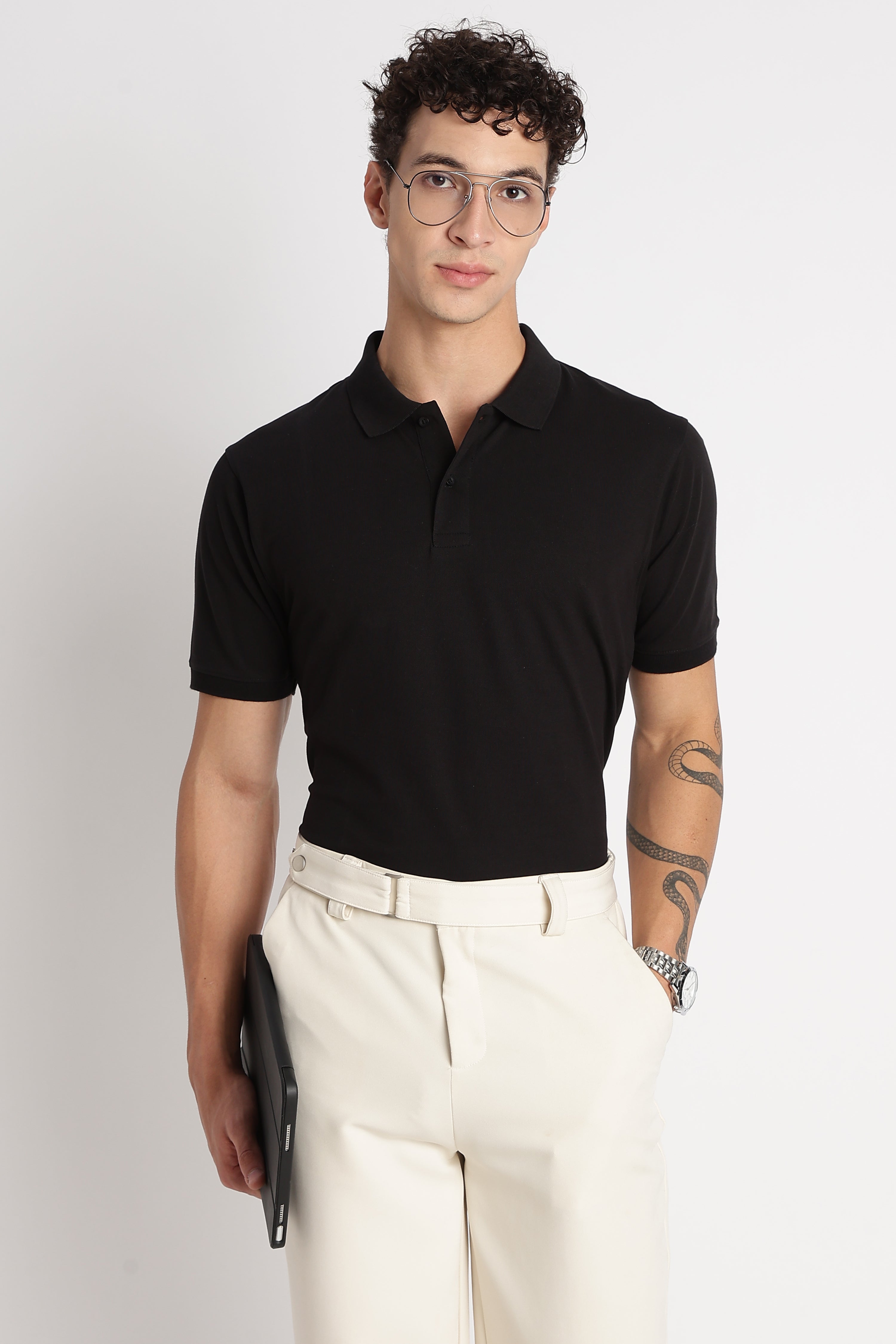 Men Premium Stretch Cotton Polo T-Shirt