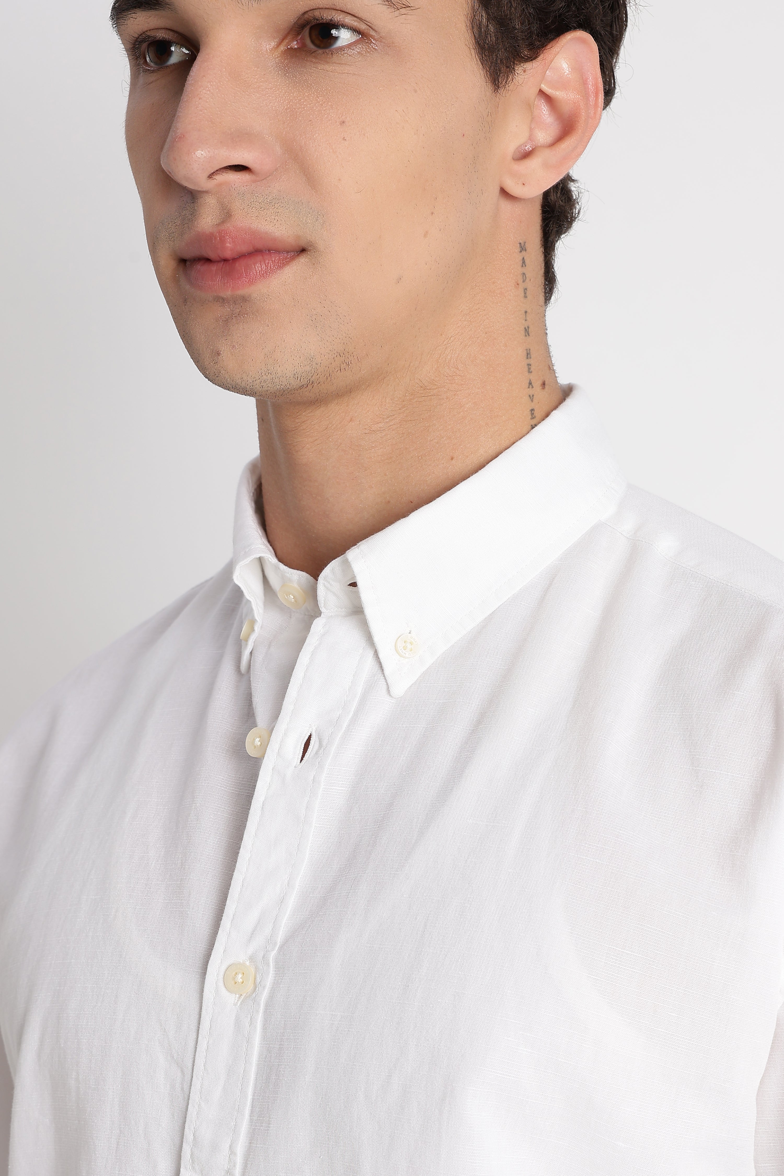 Men Breathable Cotton Linen Shirt