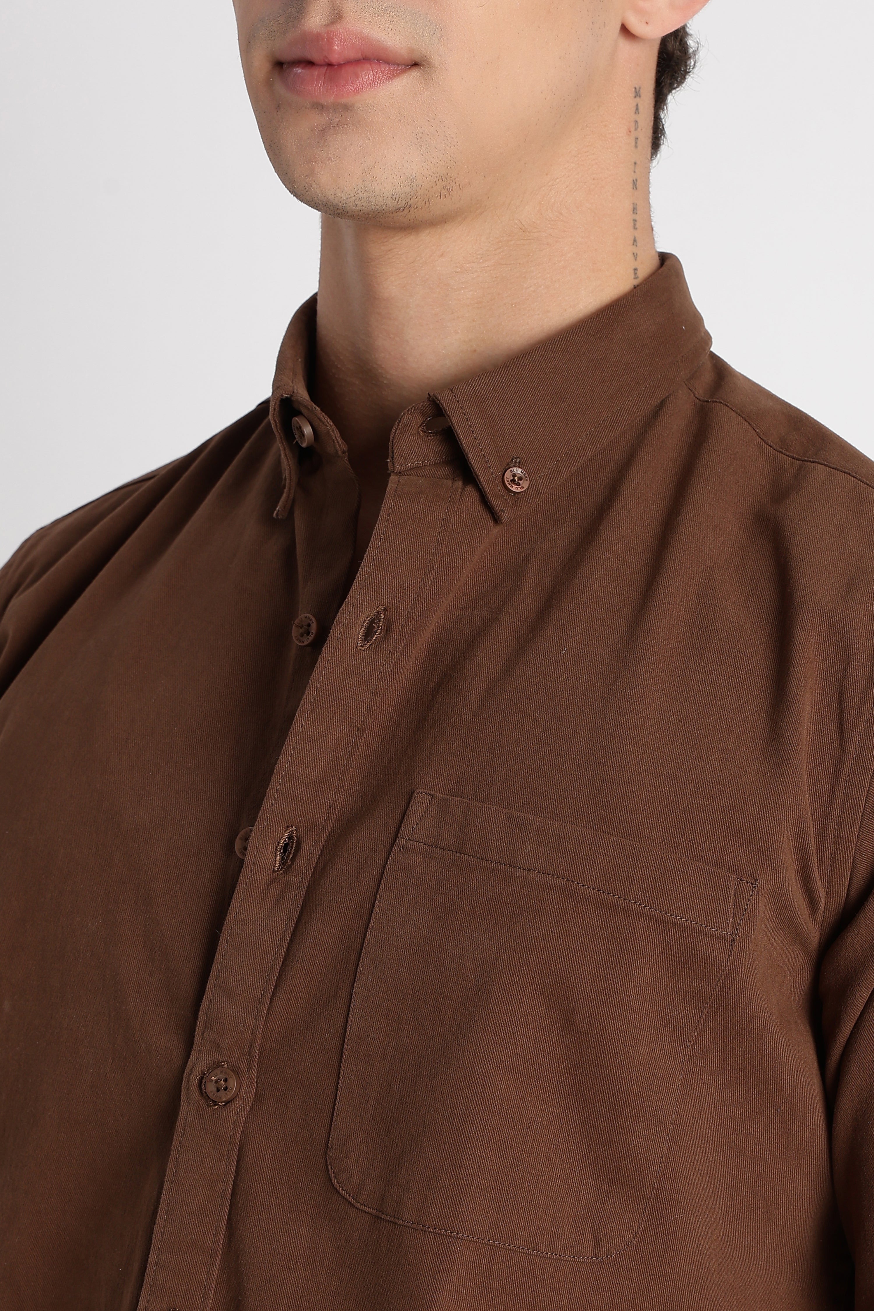 Men Cotton Essentials Solid Shirt