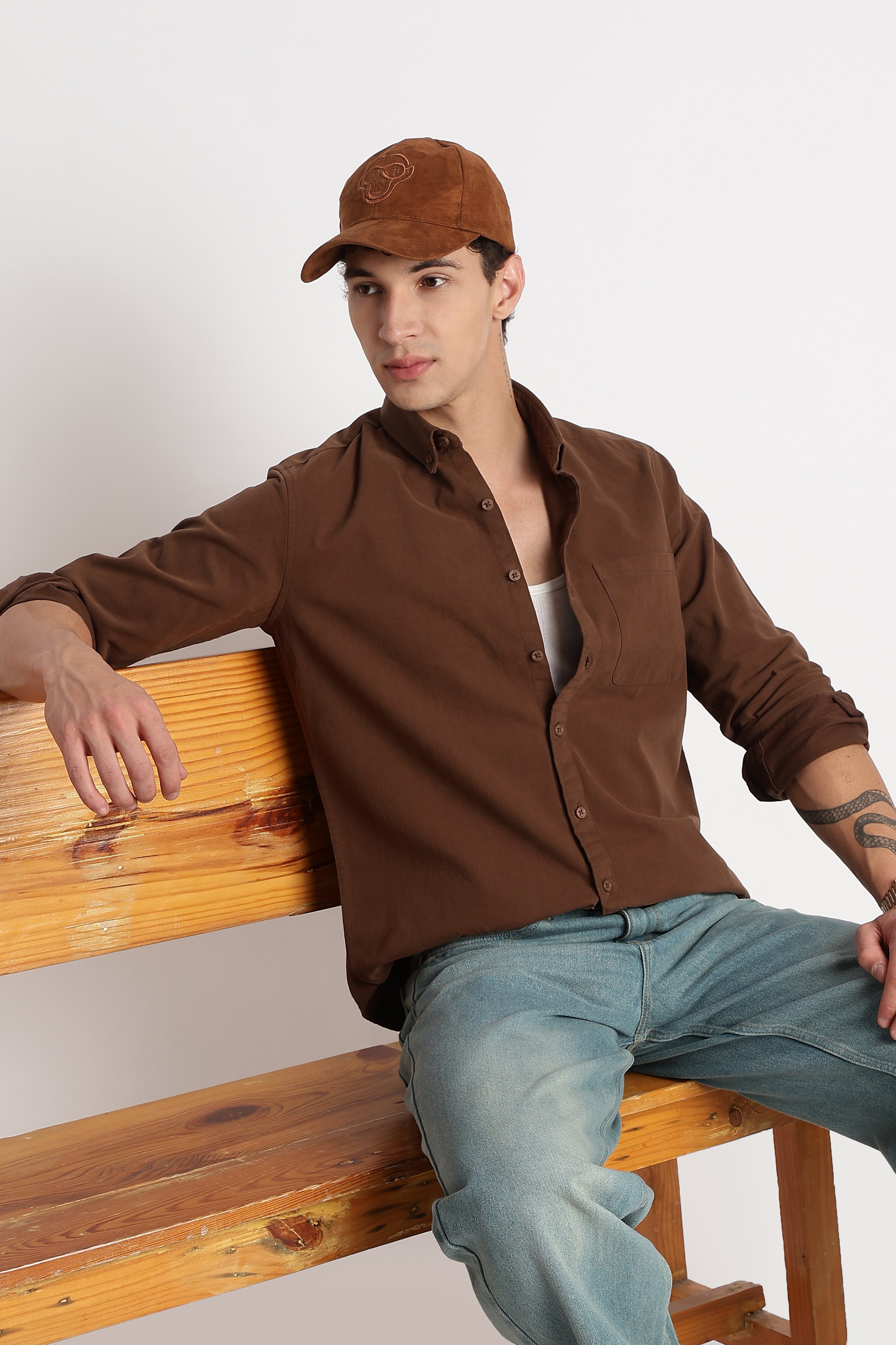 Men Cotton Essentials Solid Shirt