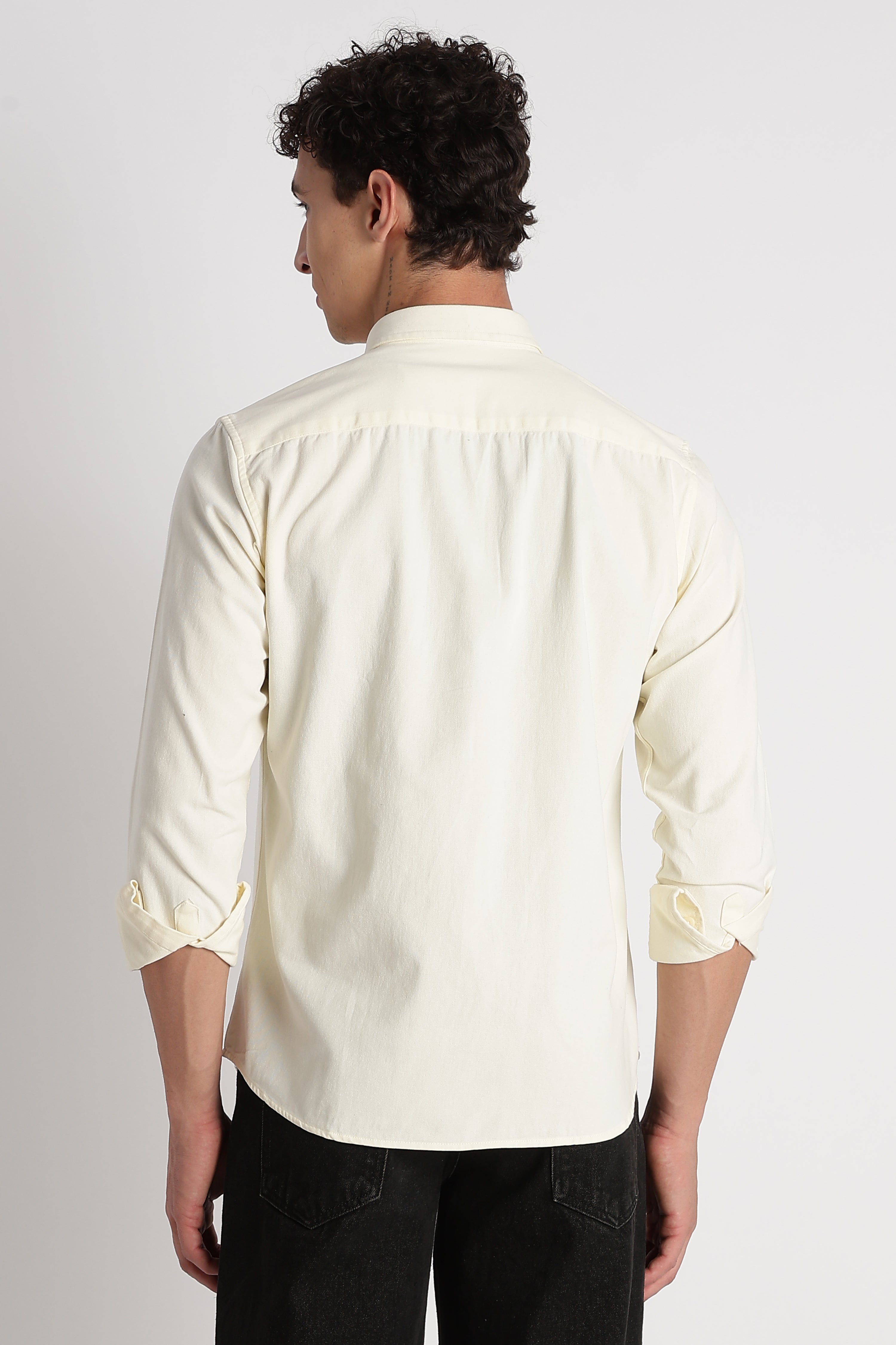 Men Cotton Essentials Solid Shirt