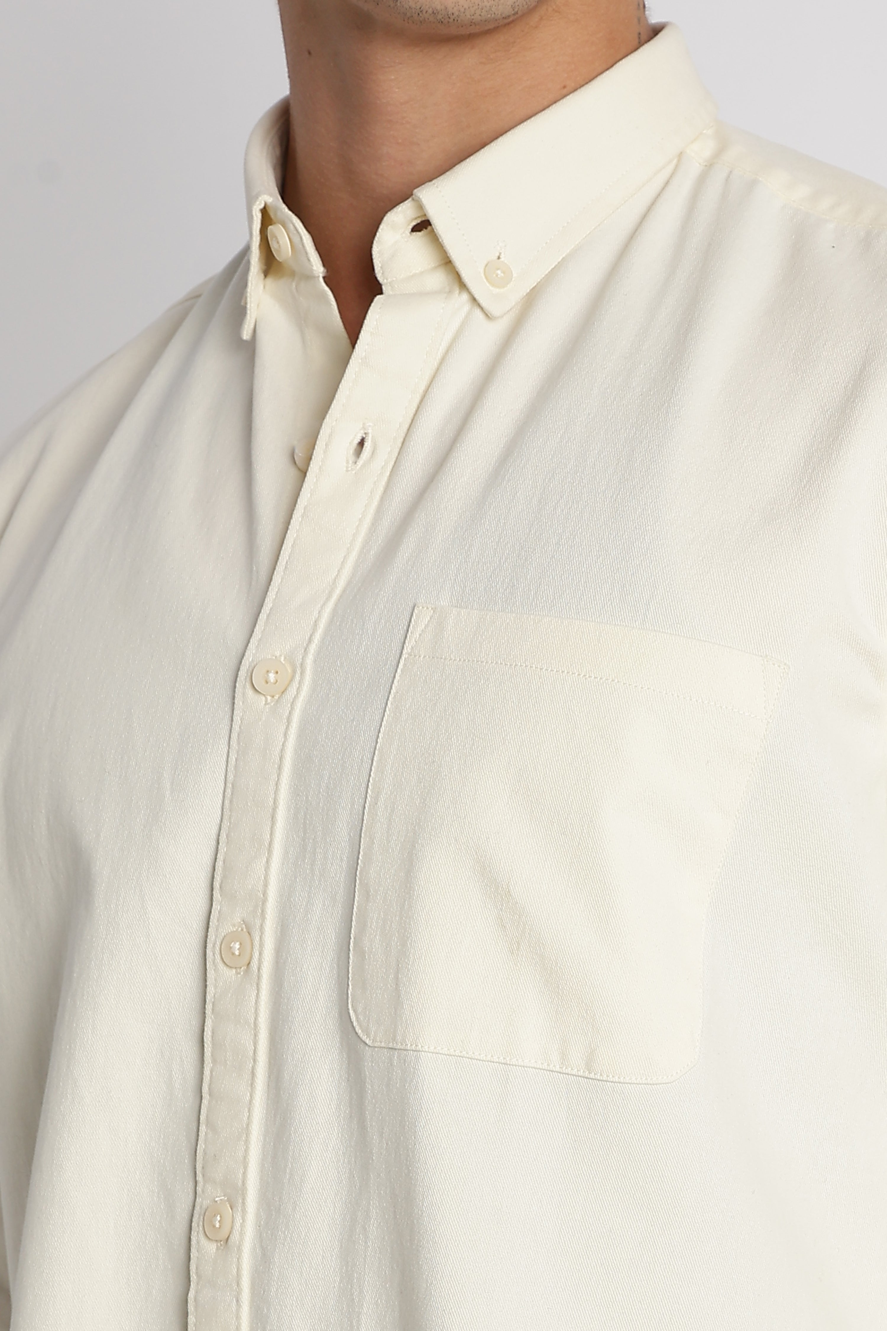 Men Cotton Essentials Solid Shirt
