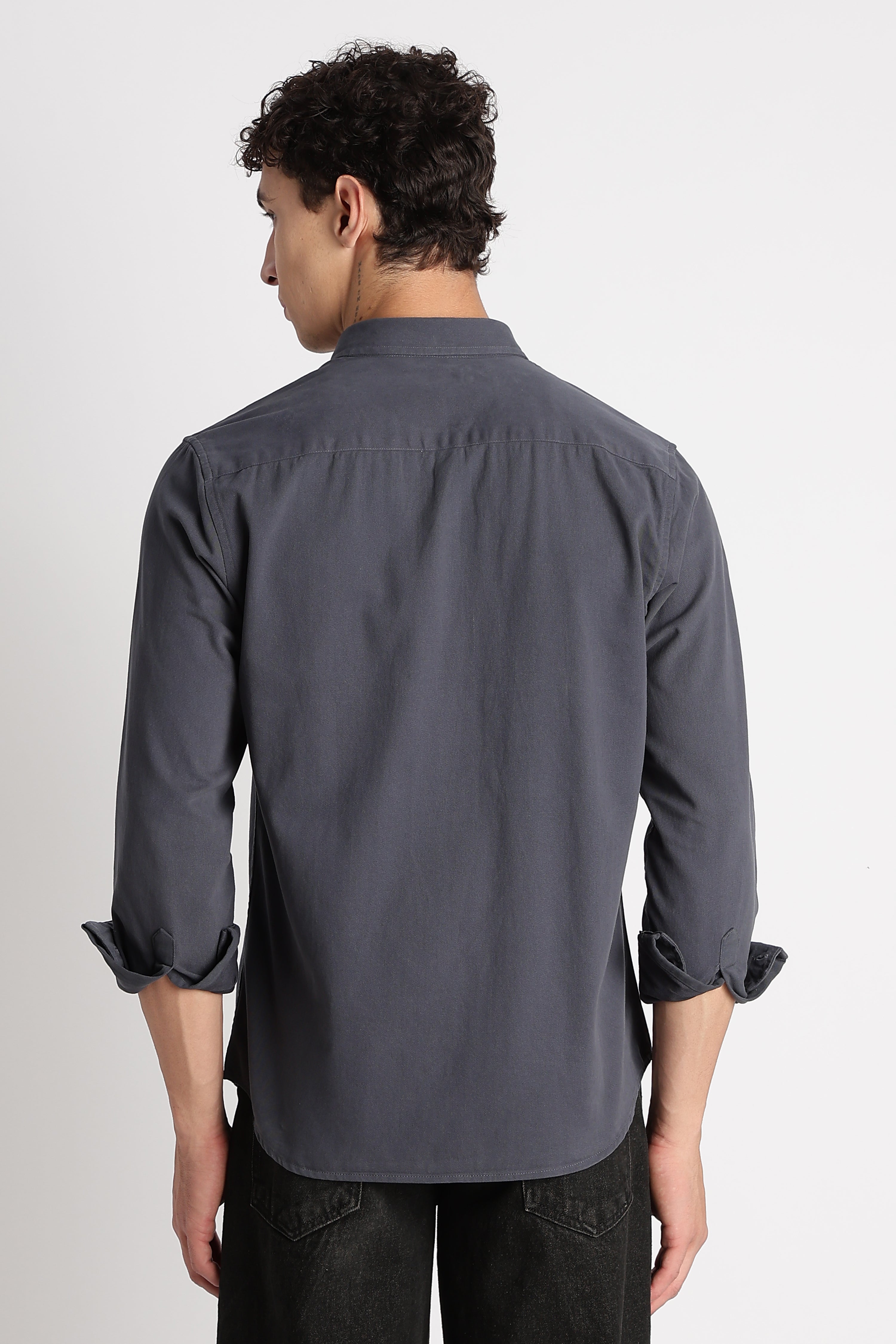 Men Cotton Essentials Solid Shirt