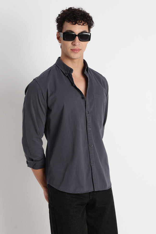 Men Cotton Essentials Solid Shirt