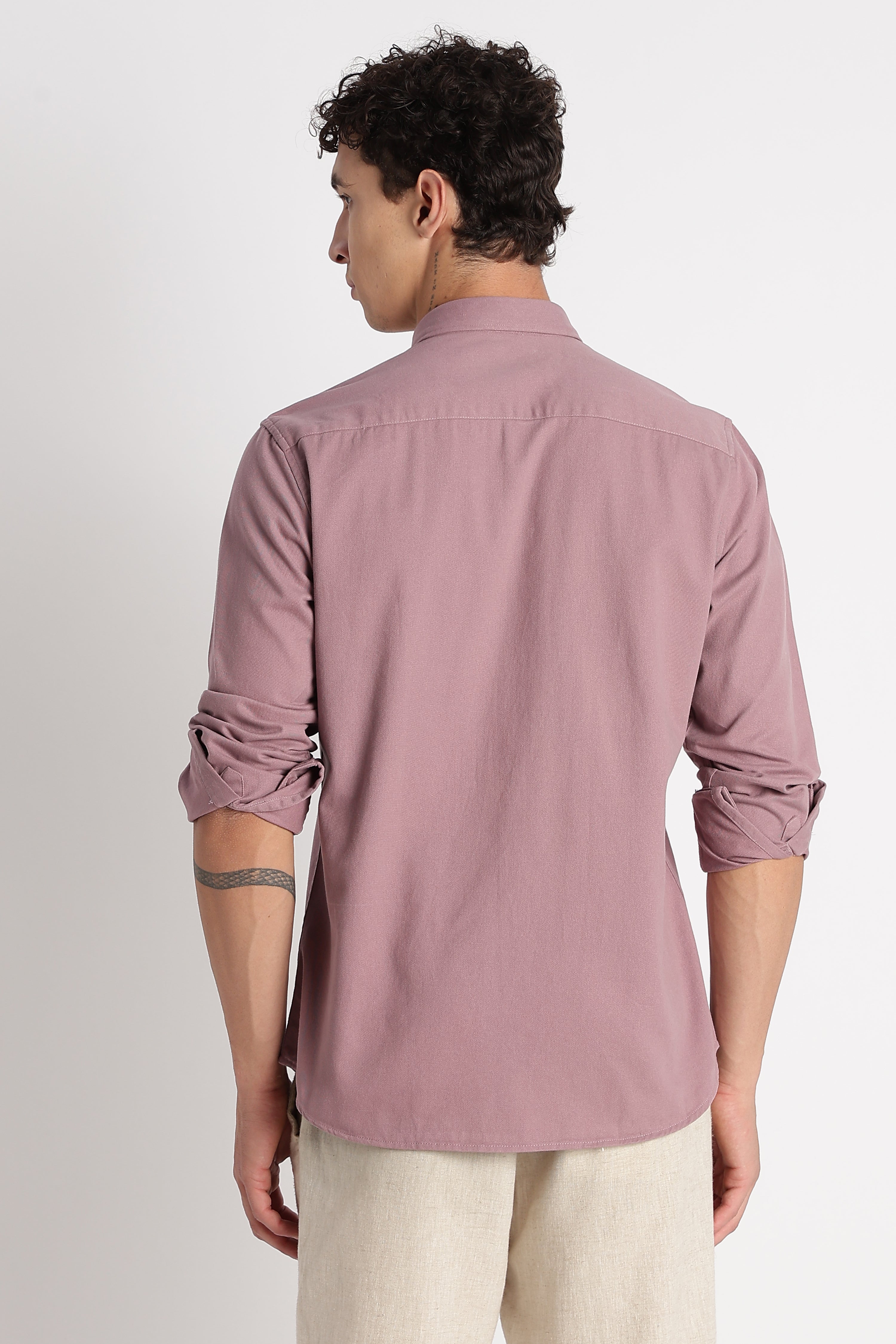 Men Cotton Essentials Solid Shirt