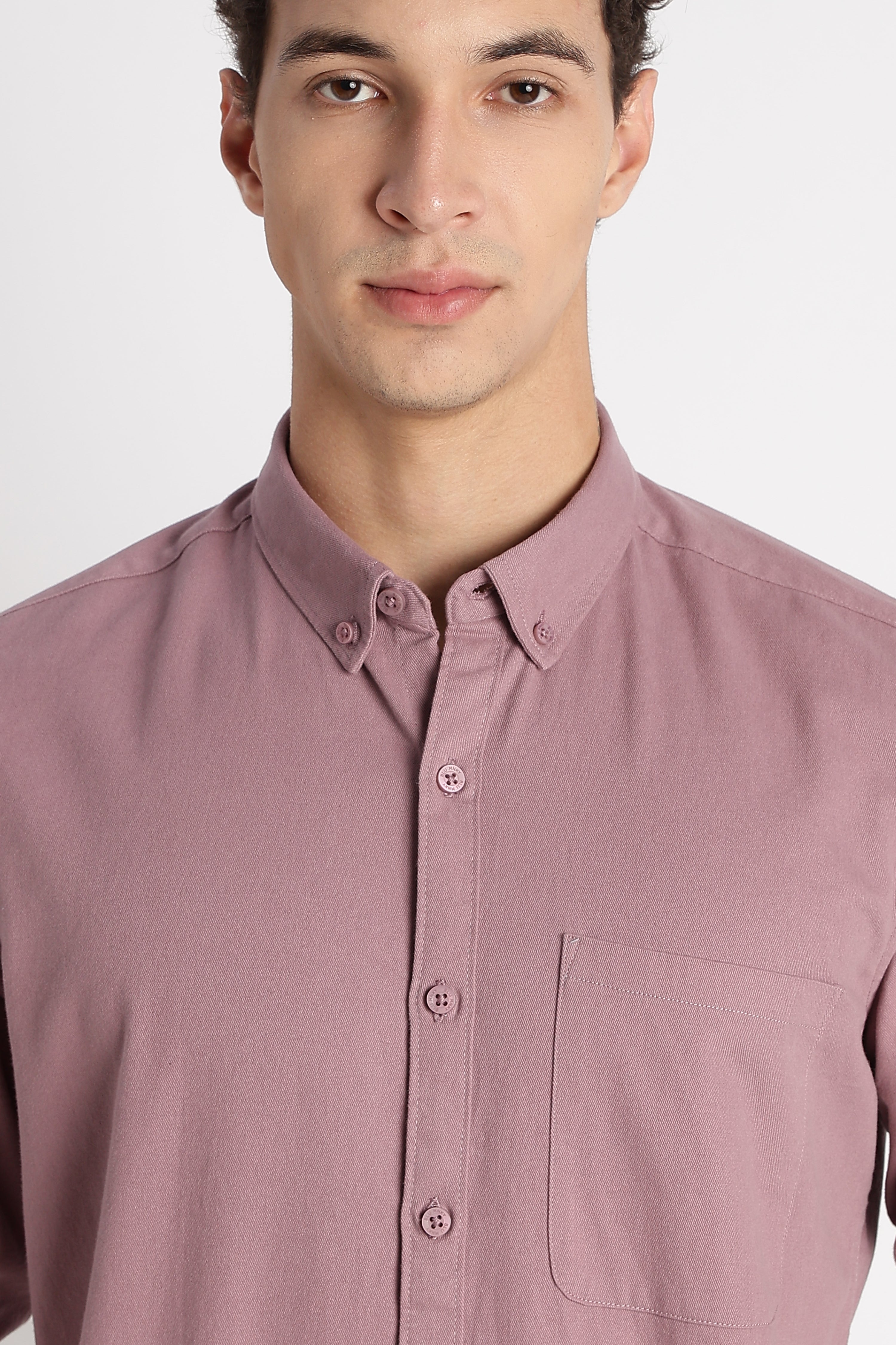 Men Cotton Essentials Solid Shirt