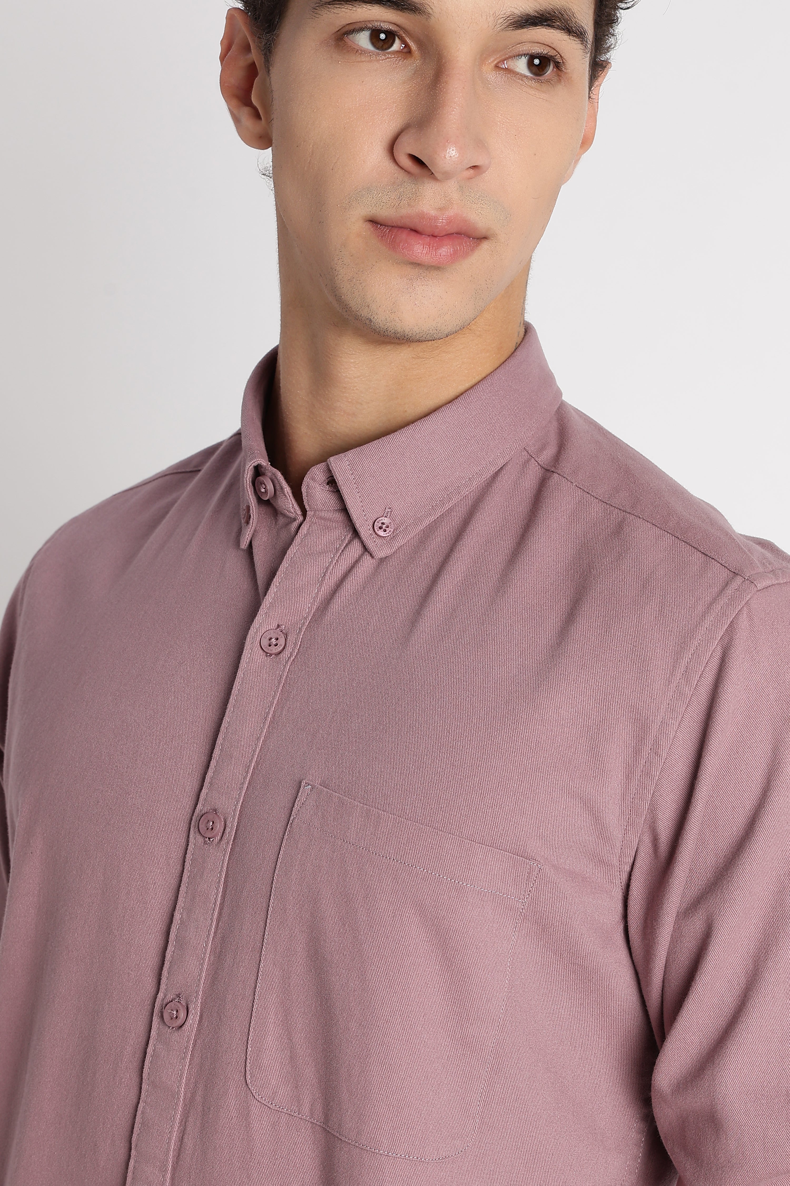 Men Cotton Essentials Solid Shirt
