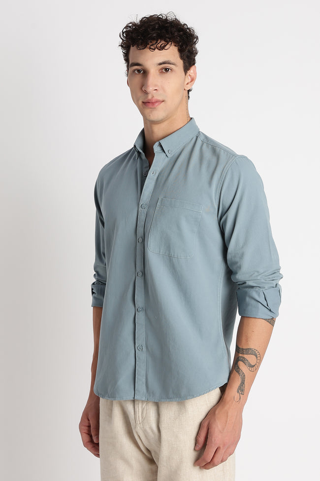 Men Cotton Essentials Solid Shirt