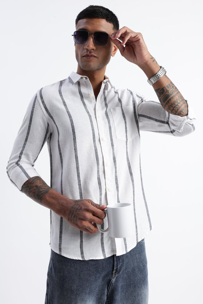 Men Classic Stripe Shirt