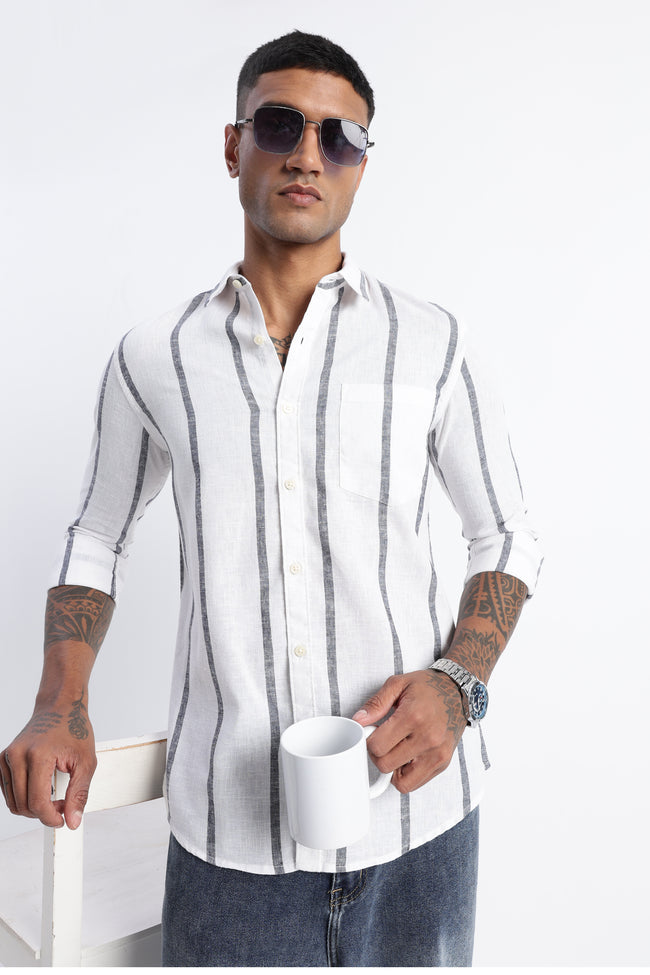 Men Classic Stripe Shirt