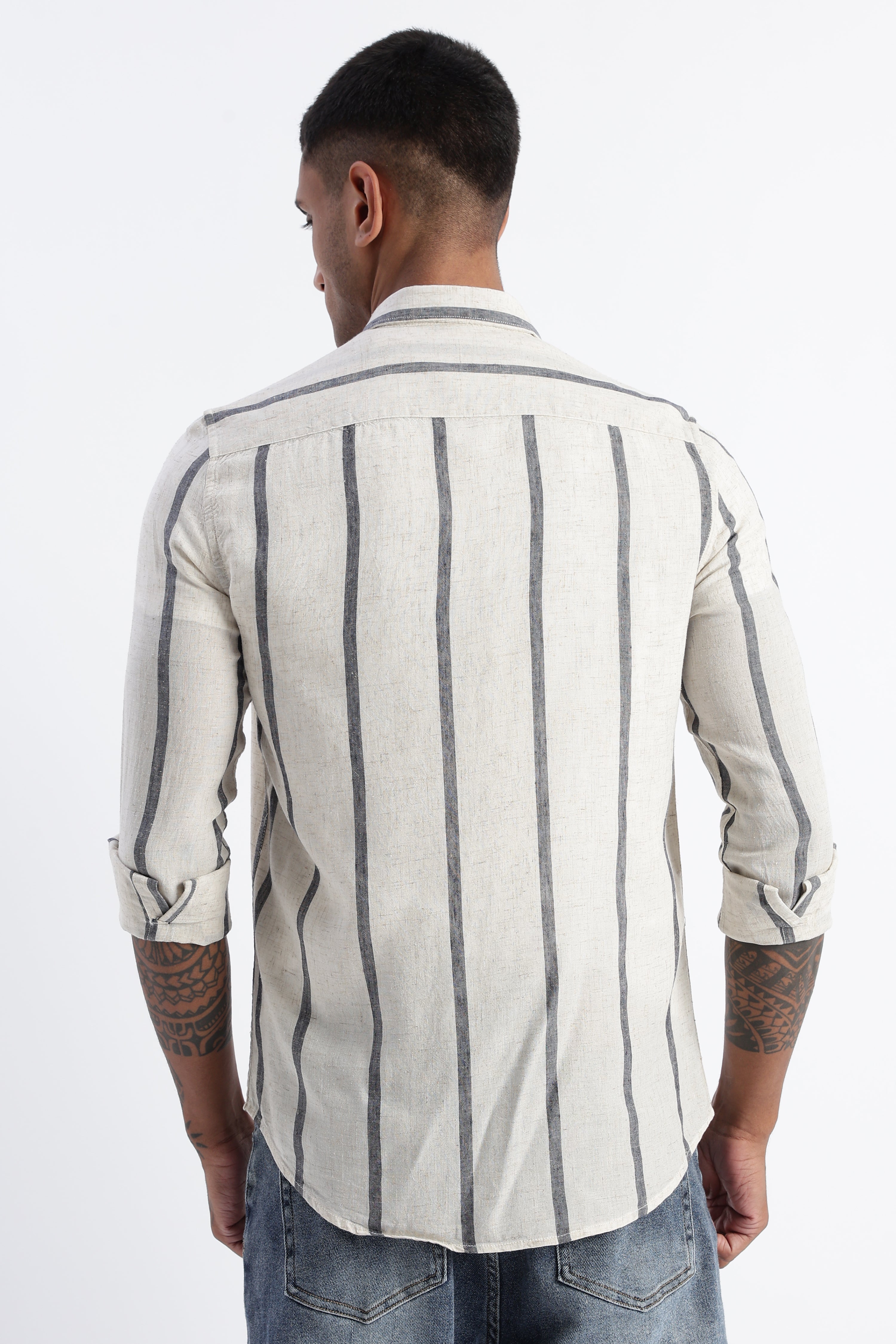 Men Classic Stripe Shirt