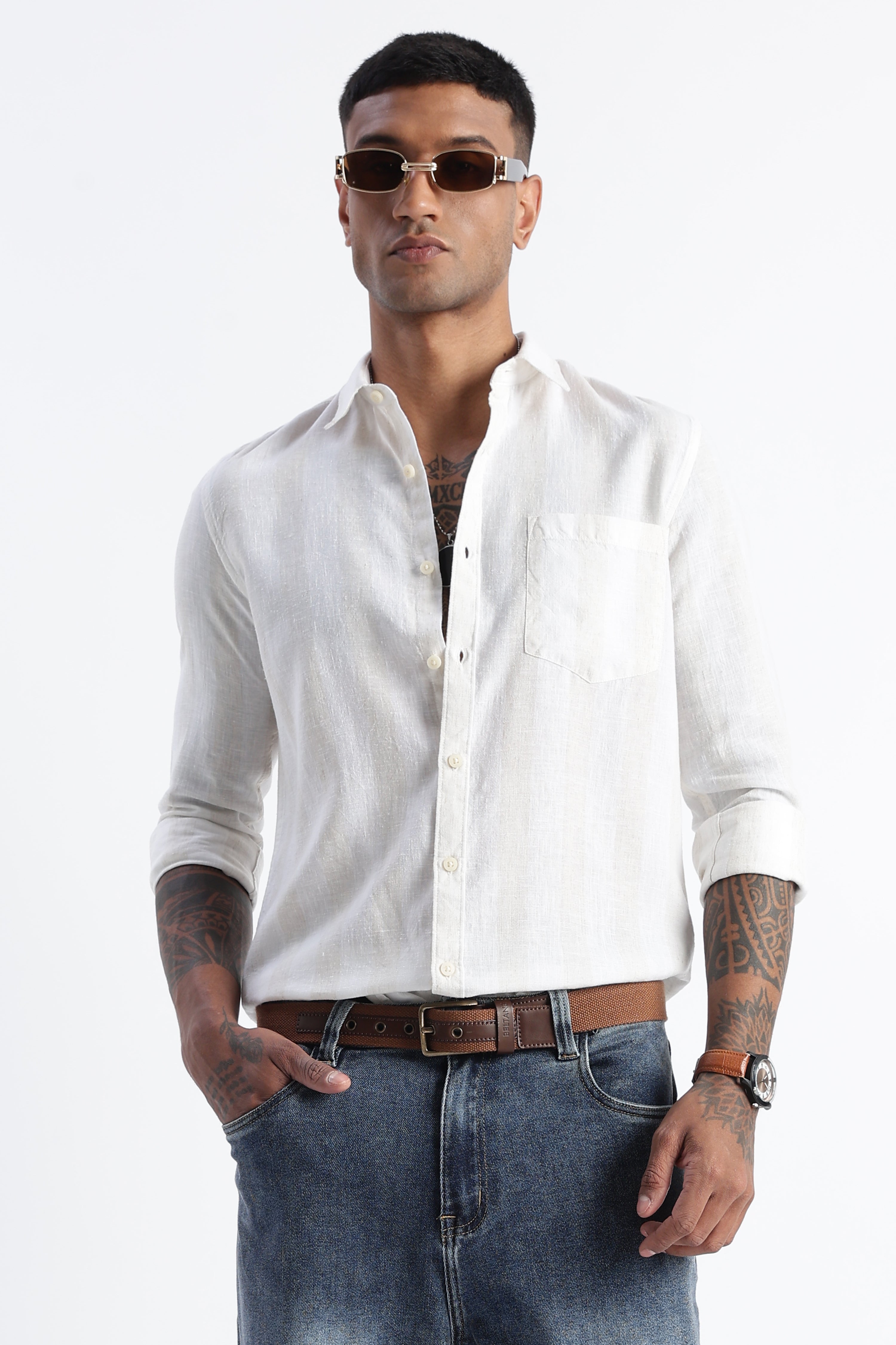 Men Classic Stripe Shirt