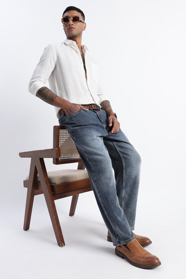 Men Classic Stripe Shirt